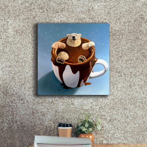 Image of 'Chocolate Spa' by Lucia Heffernan, Canvas Wall Art,18x18