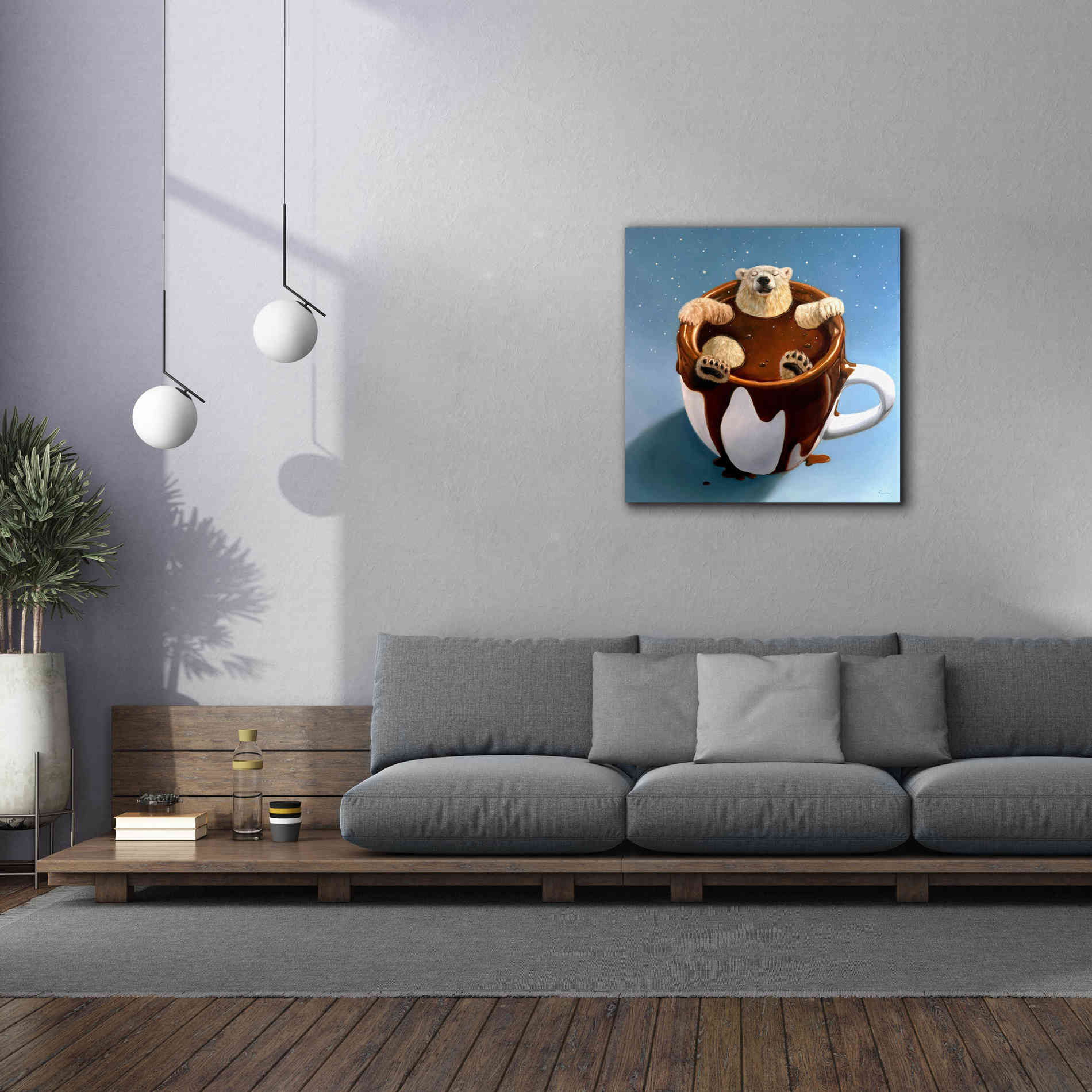 'Chocolate Spa' by Lucia Heffernan, Canvas Wall Art,37x37