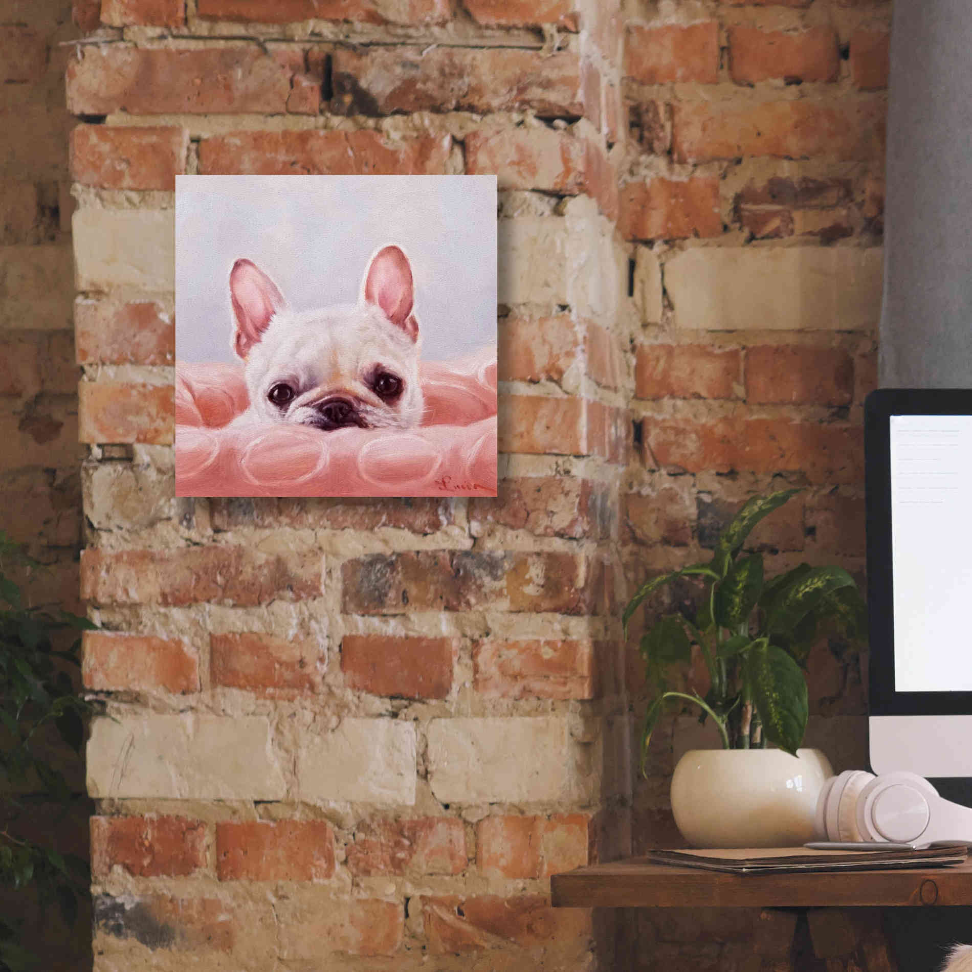 'My Happy Place' by Lucia Heffernan, Canvas Wall Art,12x12