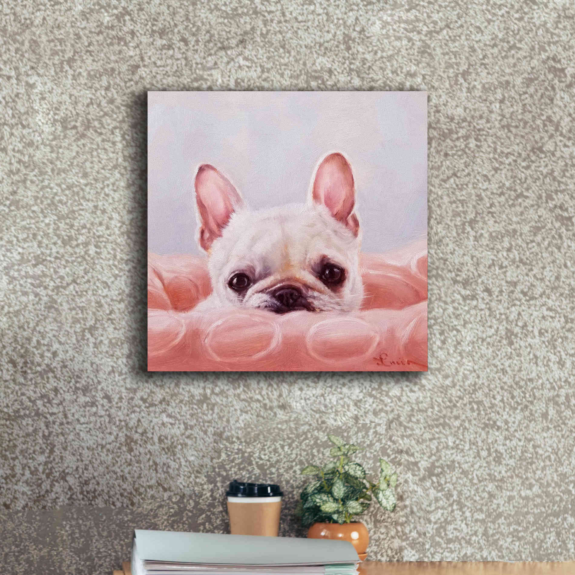 'My Happy Place' by Lucia Heffernan, Canvas Wall Art,18x18