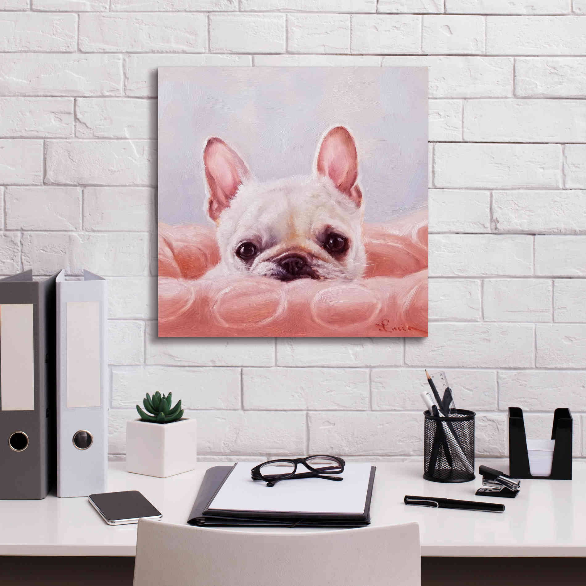 'My Happy Place' by Lucia Heffernan, Canvas Wall Art,18x18