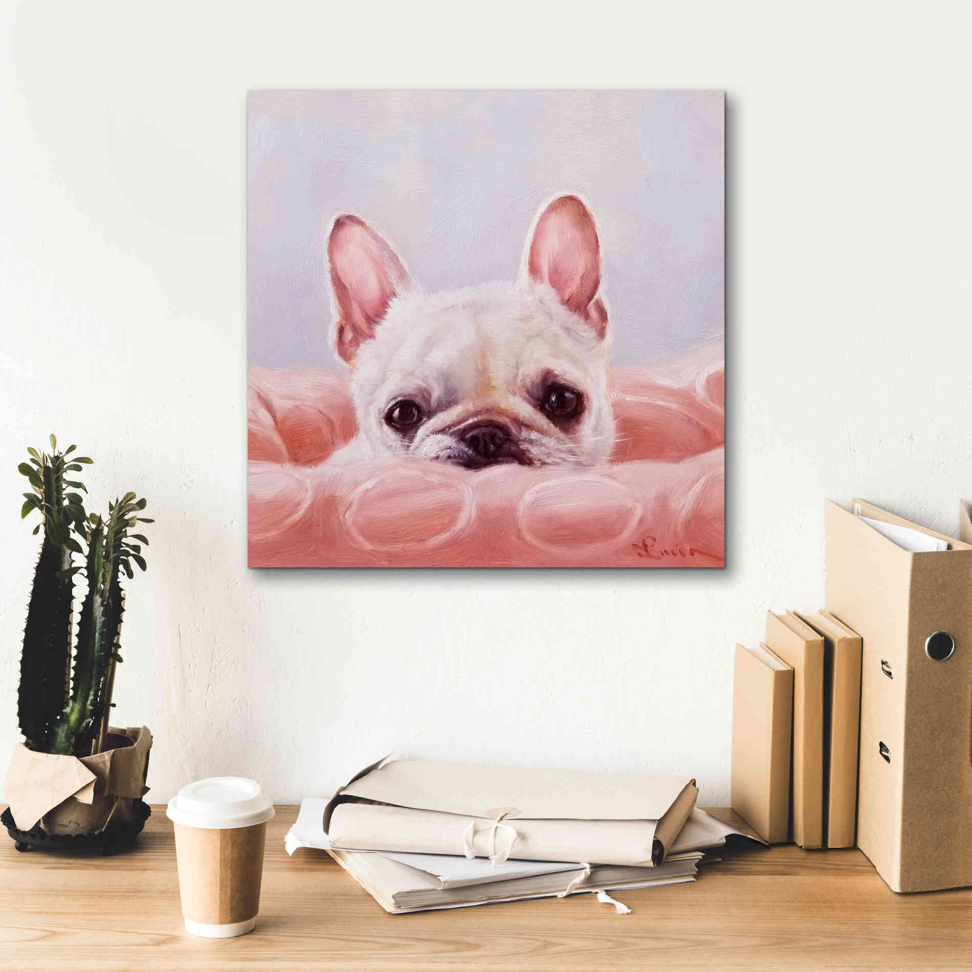 'My Happy Place' by Lucia Heffernan, Canvas Wall Art,18x18