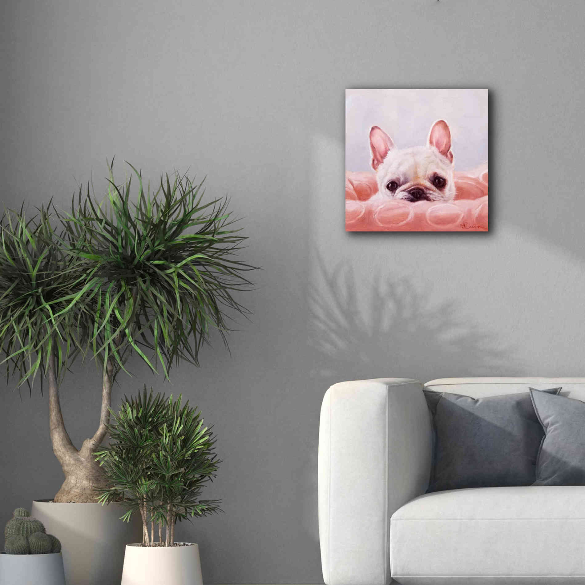 'My Happy Place' by Lucia Heffernan, Canvas Wall Art,18x18