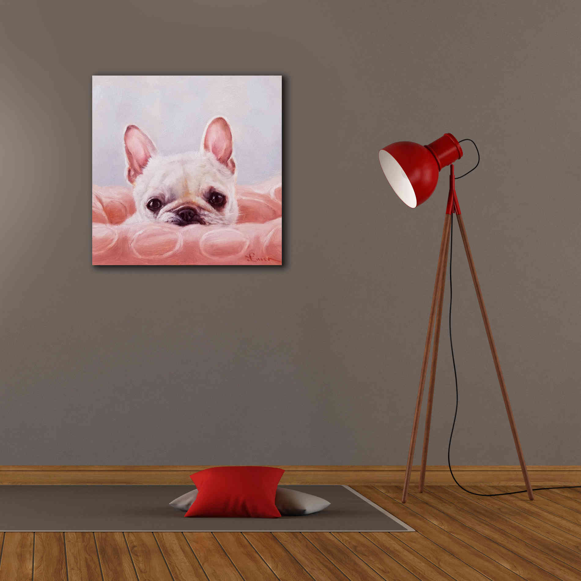 'My Happy Place' by Lucia Heffernan, Canvas Wall Art,26x26