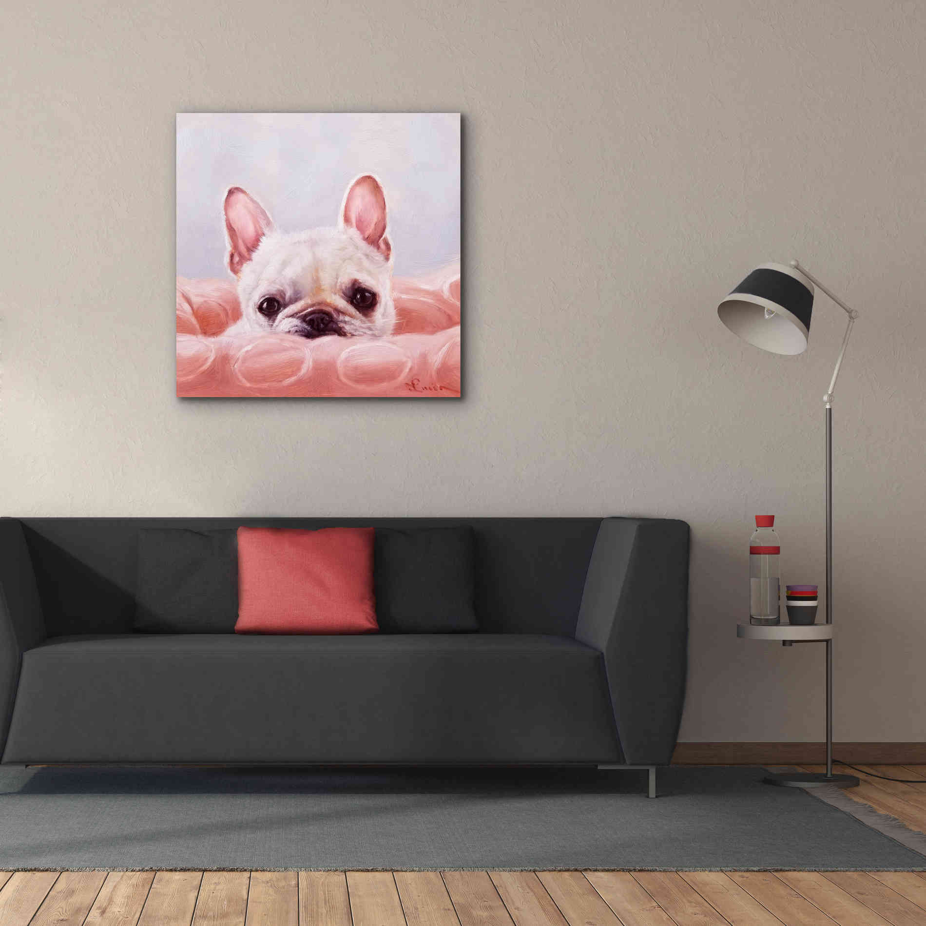 'My Happy Place' by Lucia Heffernan, Canvas Wall Art,37x37