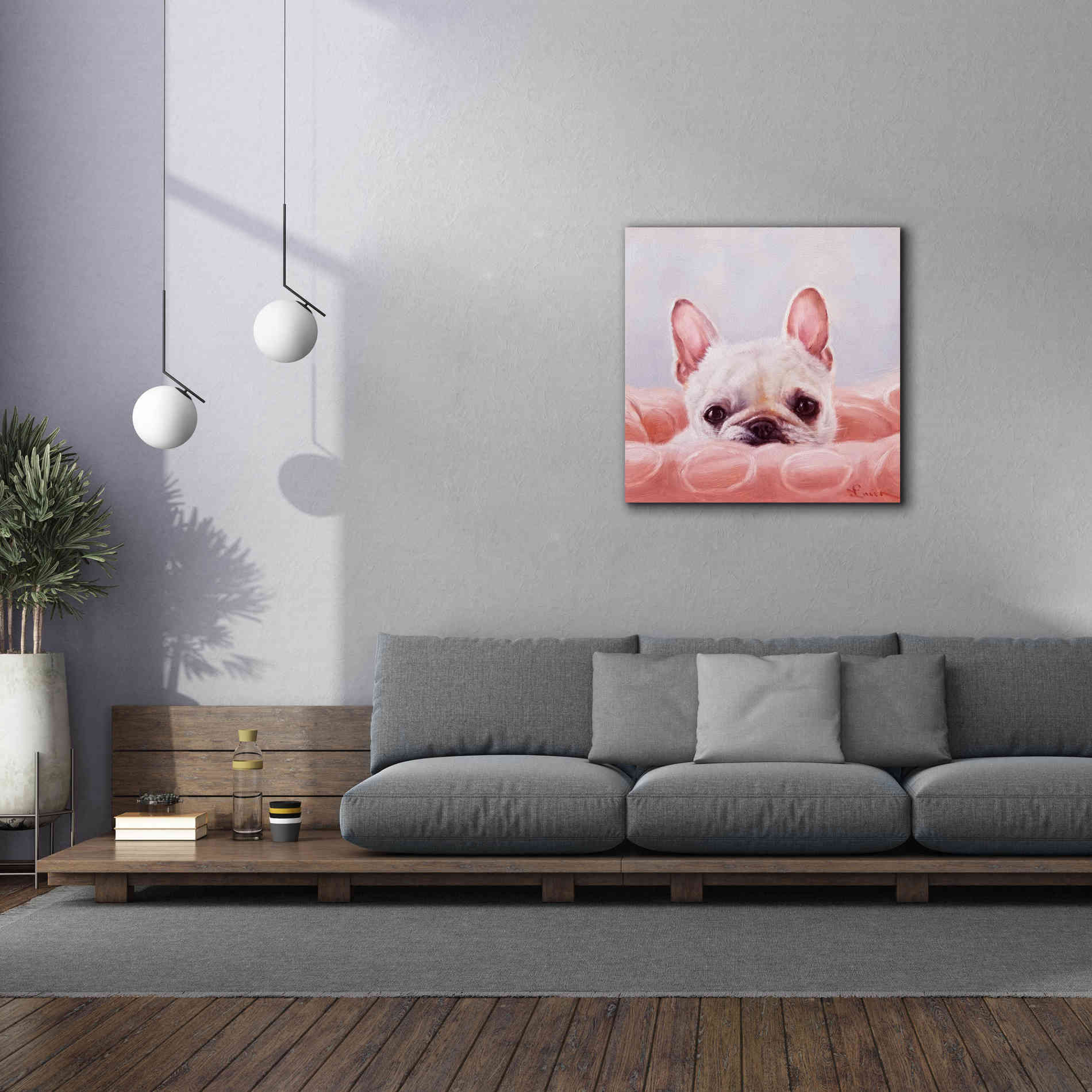 'My Happy Place' by Lucia Heffernan, Canvas Wall Art,37x37