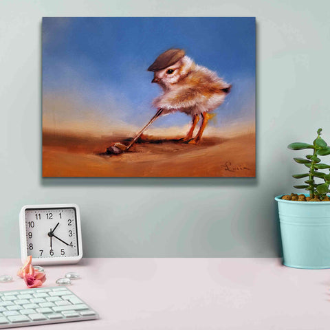 Image of 'Birdie Shot' by Lucia Heffernan, Canvas Wall Art,16x12