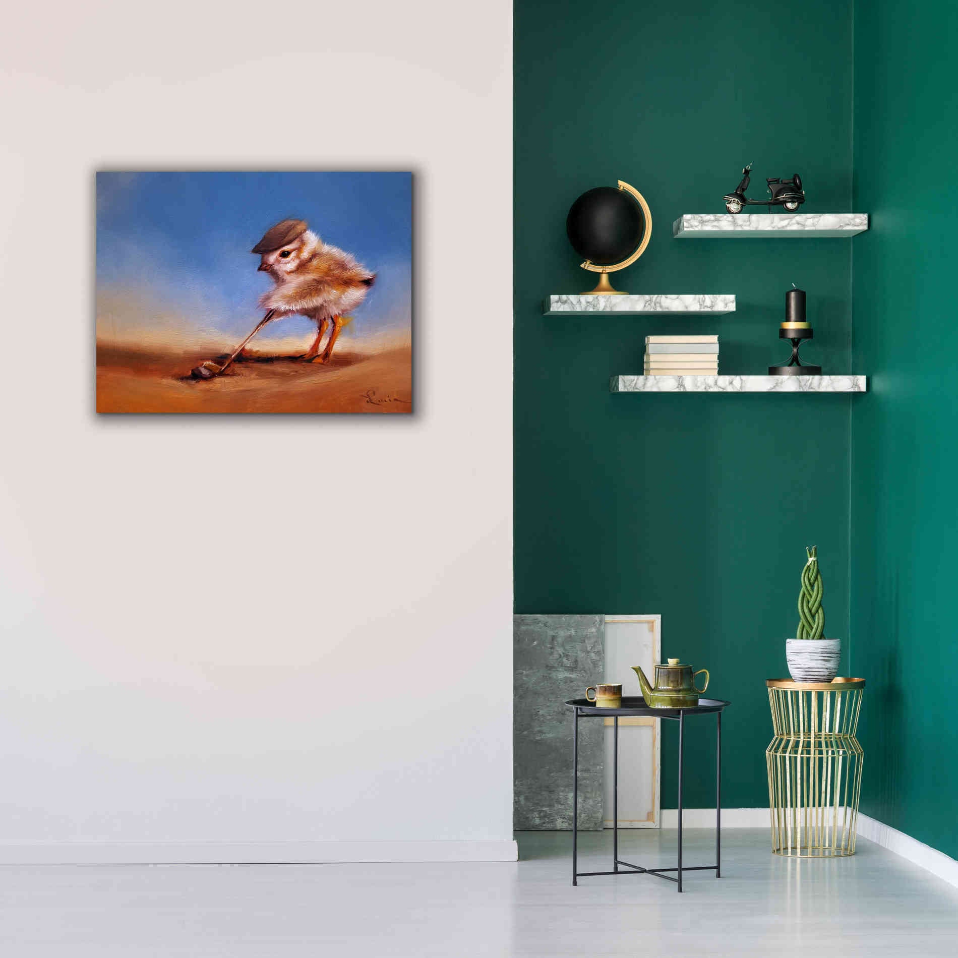 'Birdie Shot' by Lucia Heffernan, Canvas Wall Art,34x26