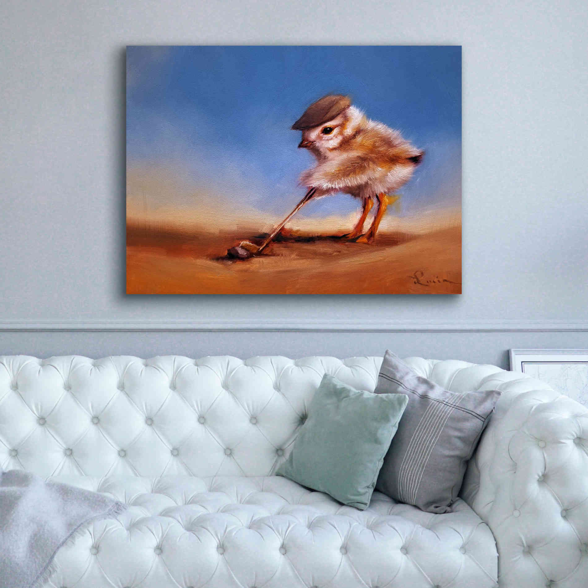 'Birdie Shot' by Lucia Heffernan, Canvas Wall Art,54x40