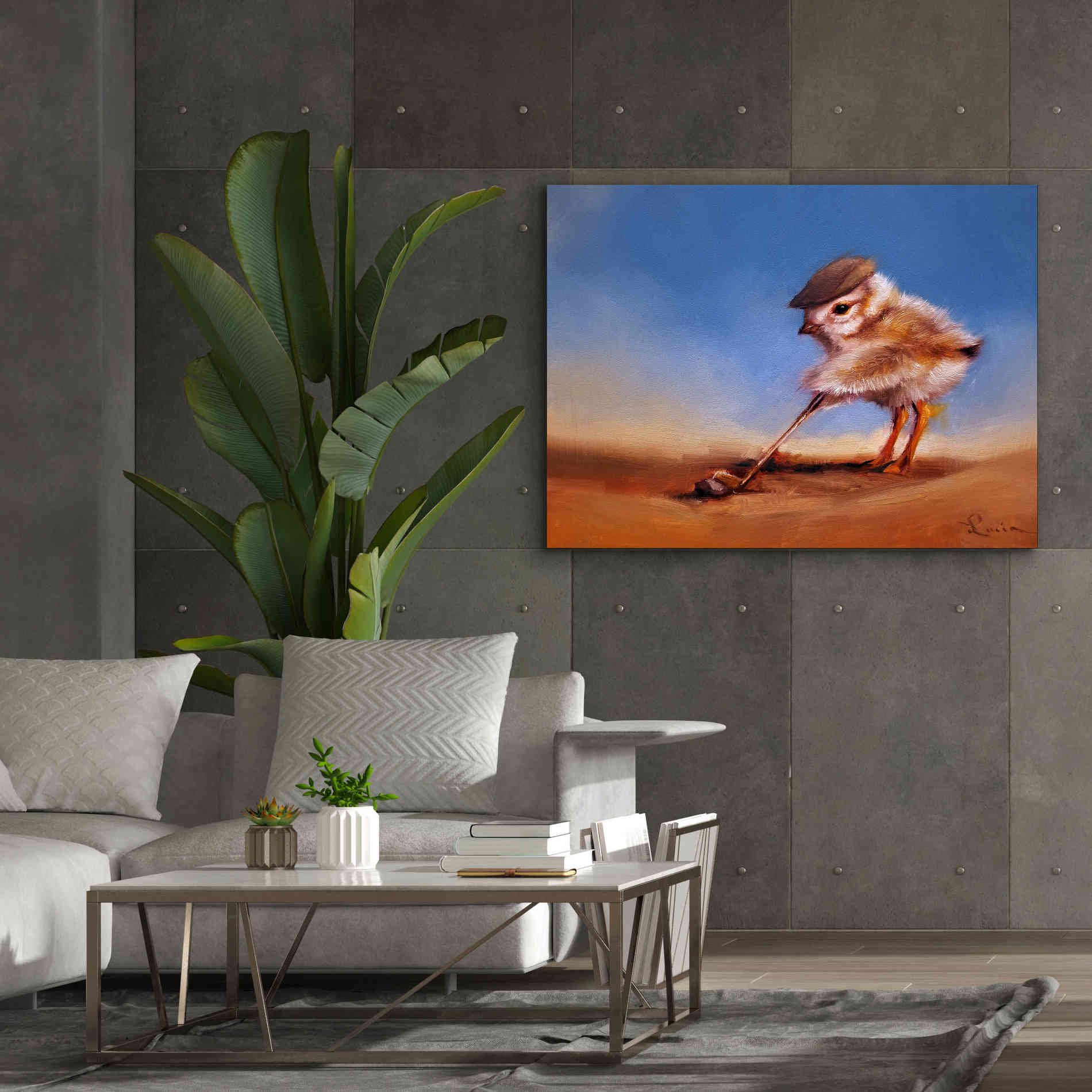 'Birdie Shot' by Lucia Heffernan, Canvas Wall Art,54x40