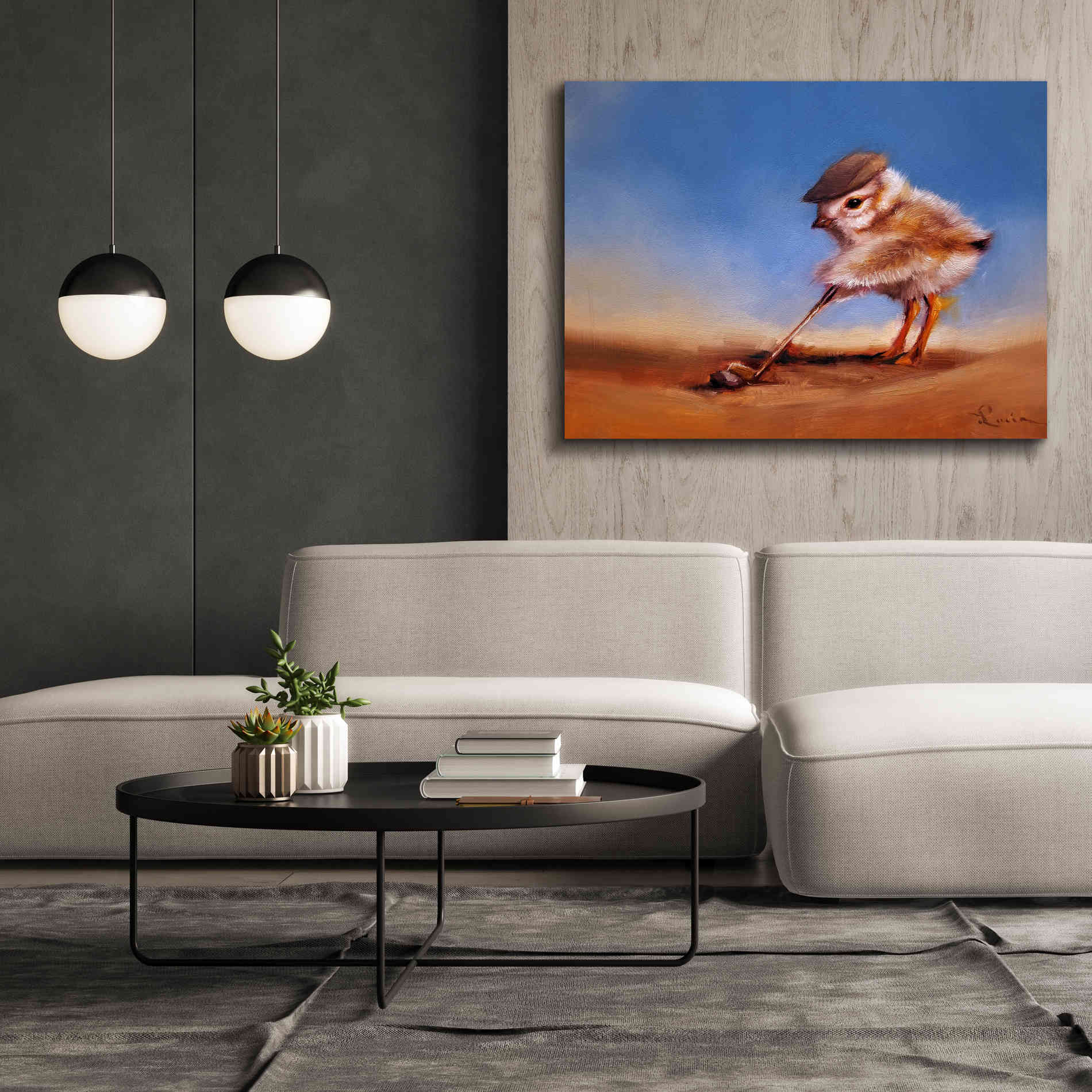 'Birdie Shot' by Lucia Heffernan, Canvas Wall Art,54x40