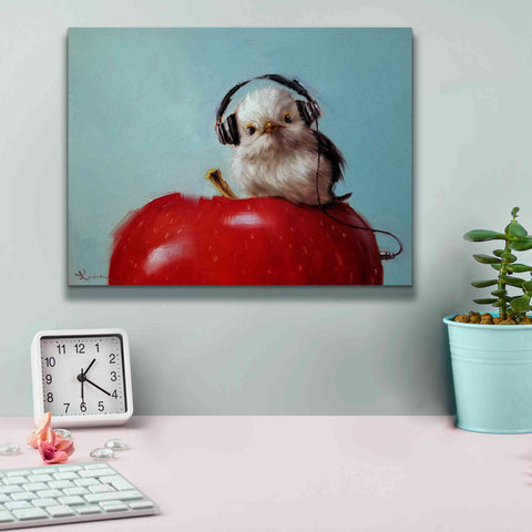 Image of 'Apple Music' by Lucia Heffernan, Canvas Wall Art,16x12