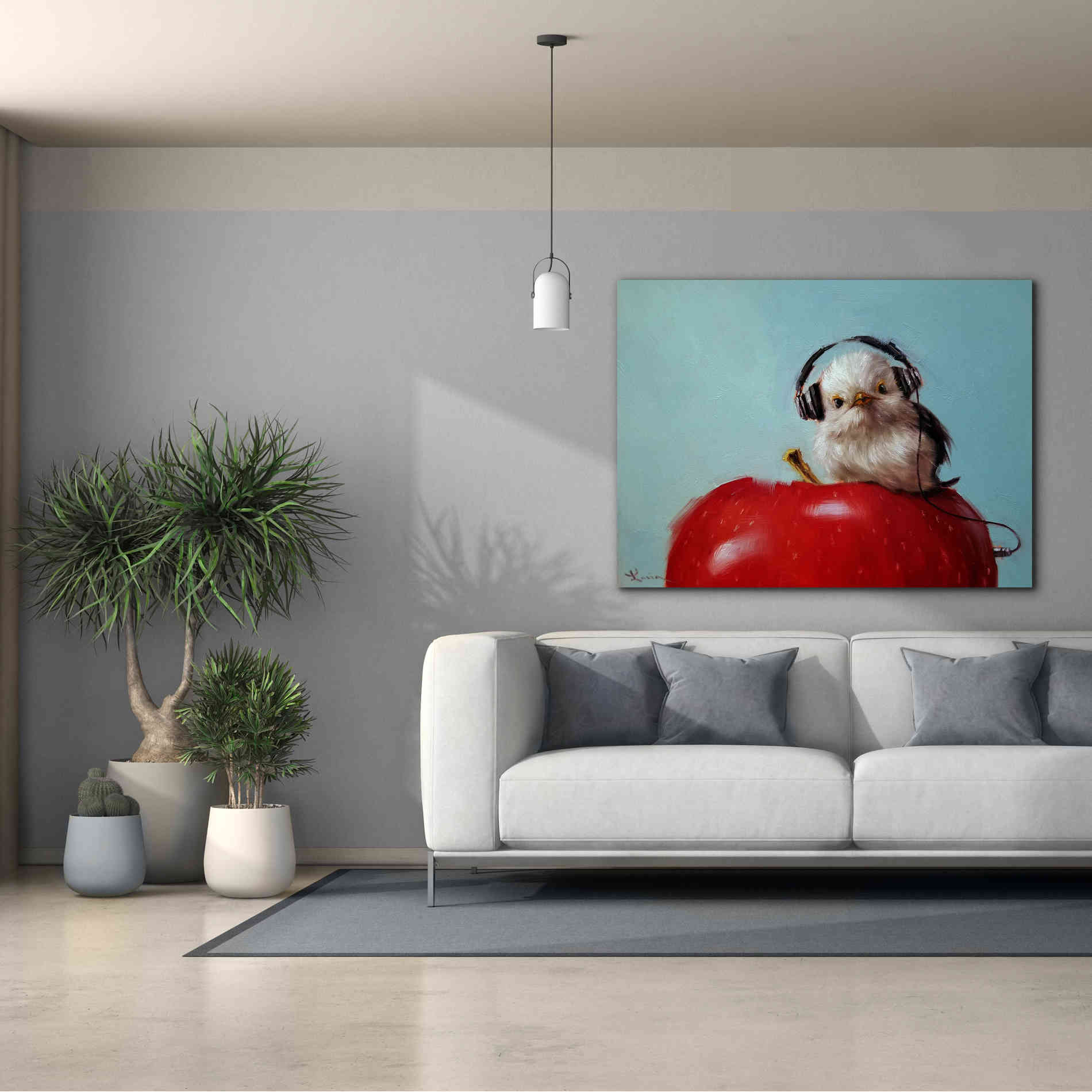 'Apple Music' by Lucia Heffernan, Canvas Wall Art,54x40