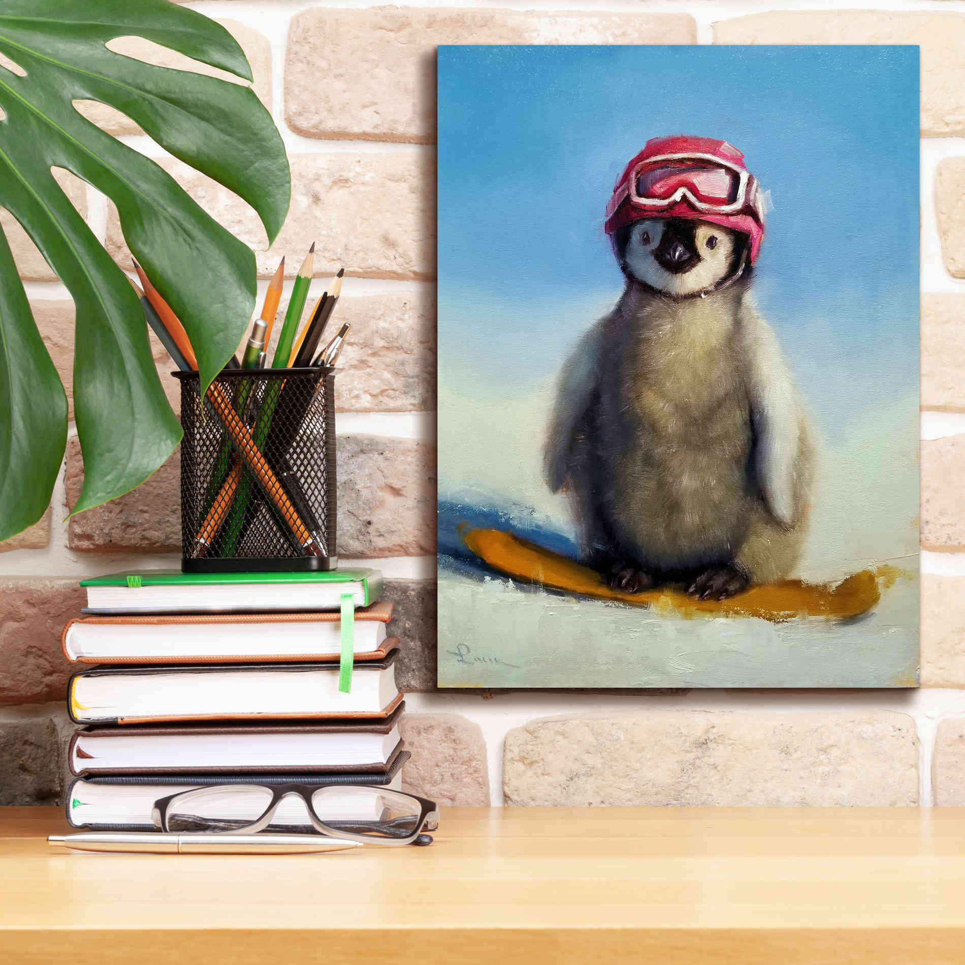 'Snowboard Chic' by Lucia Heffernan, Canvas Wall Art,12x16