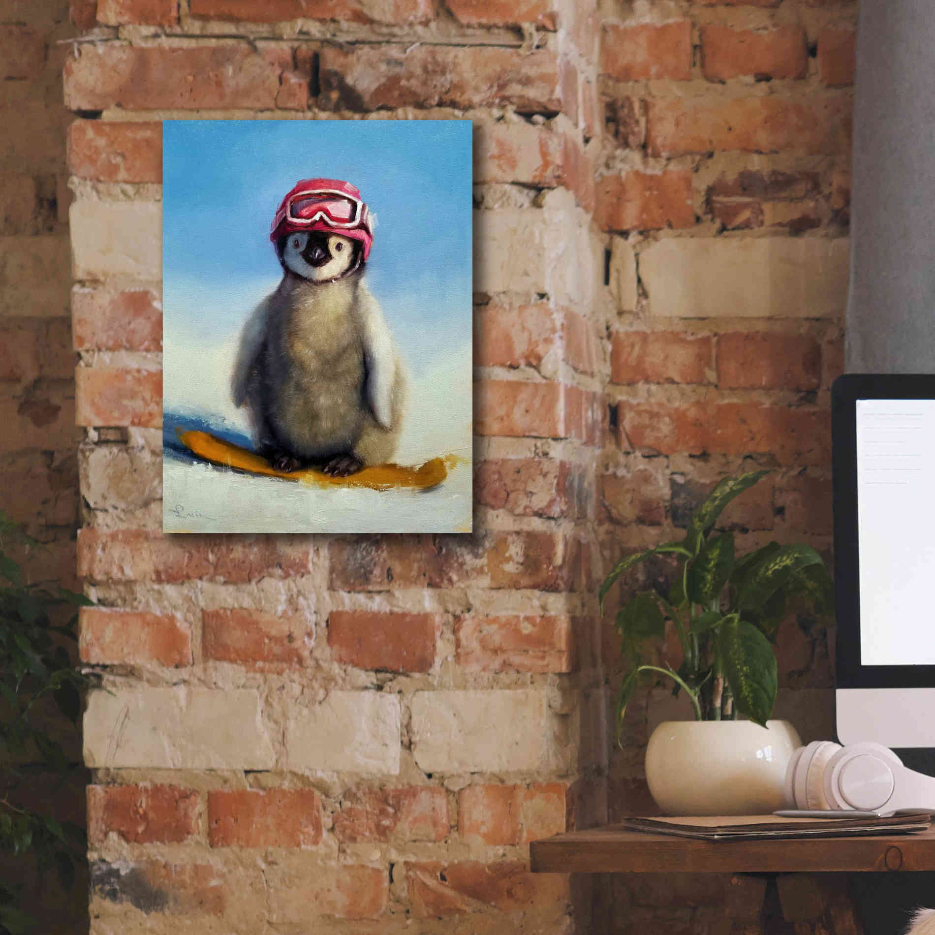 'Snowboard Chic' by Lucia Heffernan, Canvas Wall Art,12x16