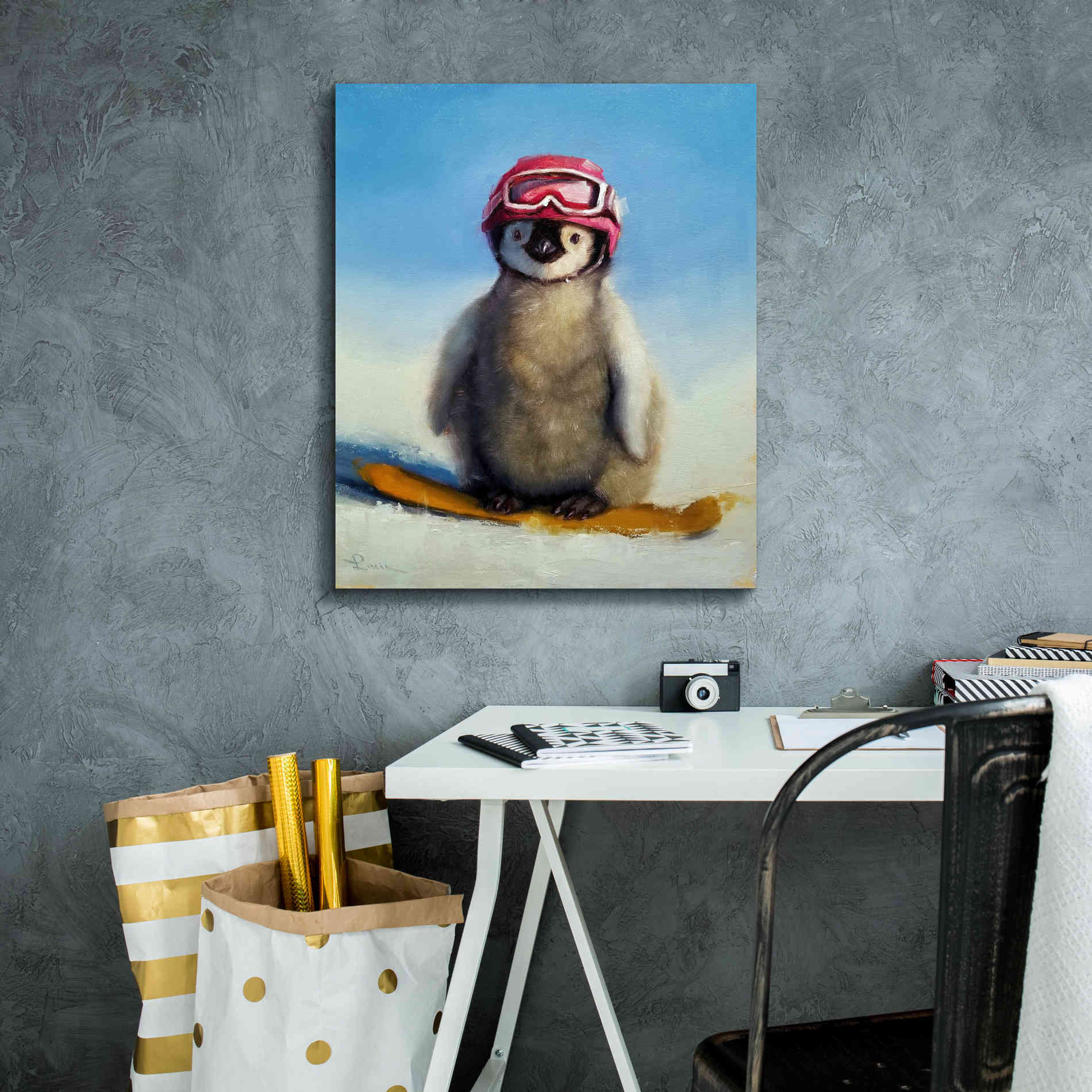 'Snowboard Chic' by Lucia Heffernan, Canvas Wall Art,20x24