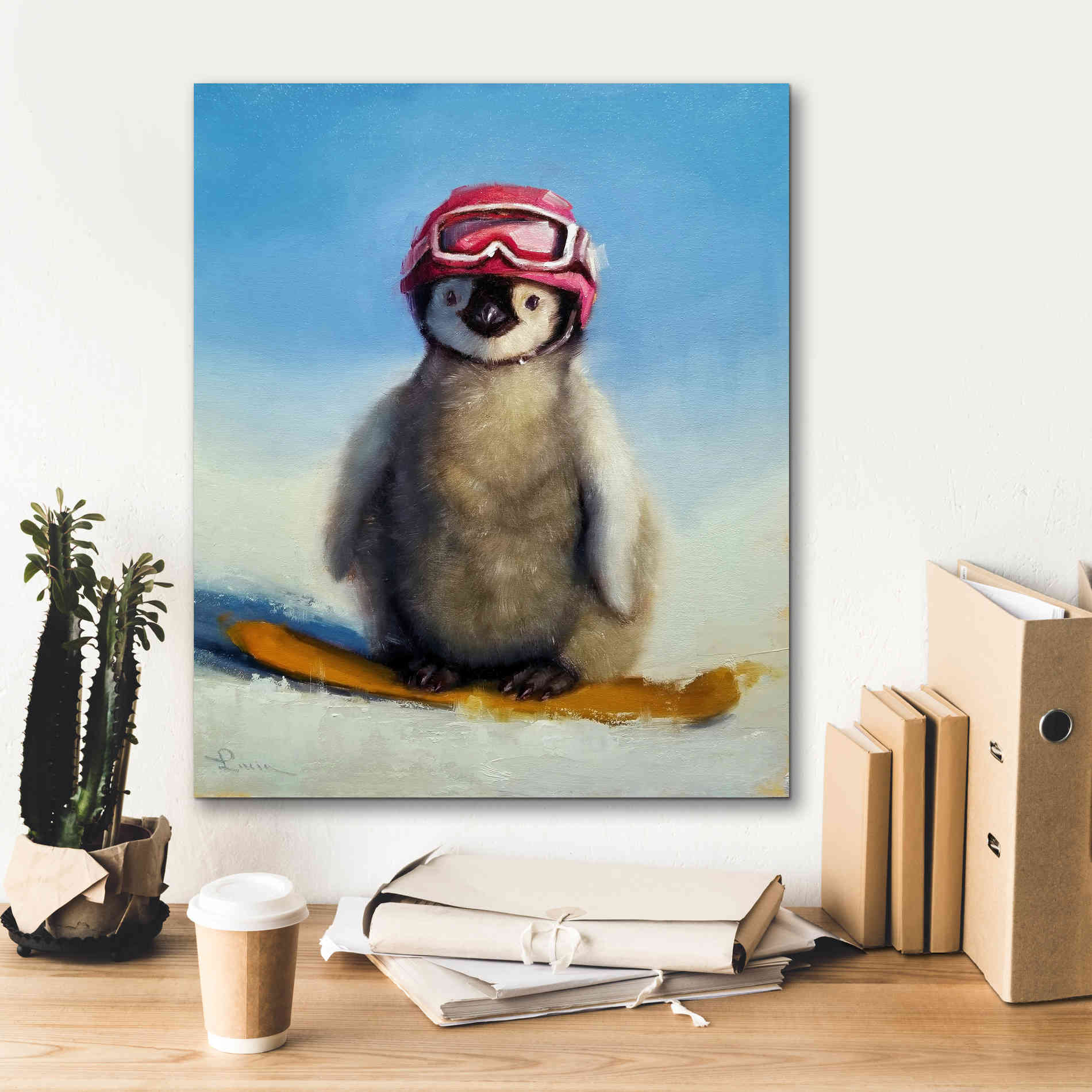 'Snowboard Chic' by Lucia Heffernan, Canvas Wall Art,20x24