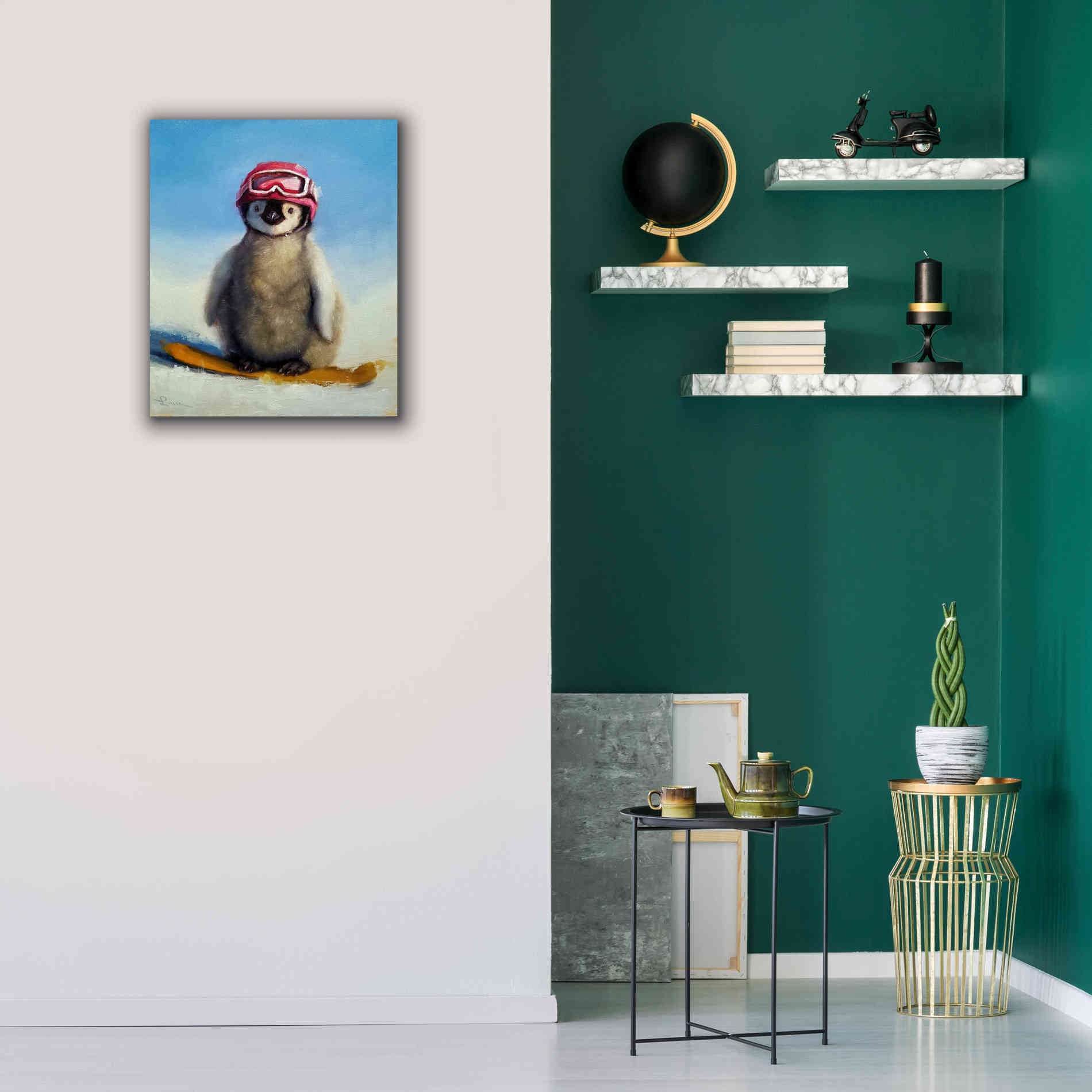 'Snowboard Chic' by Lucia Heffernan, Canvas Wall Art,20x24