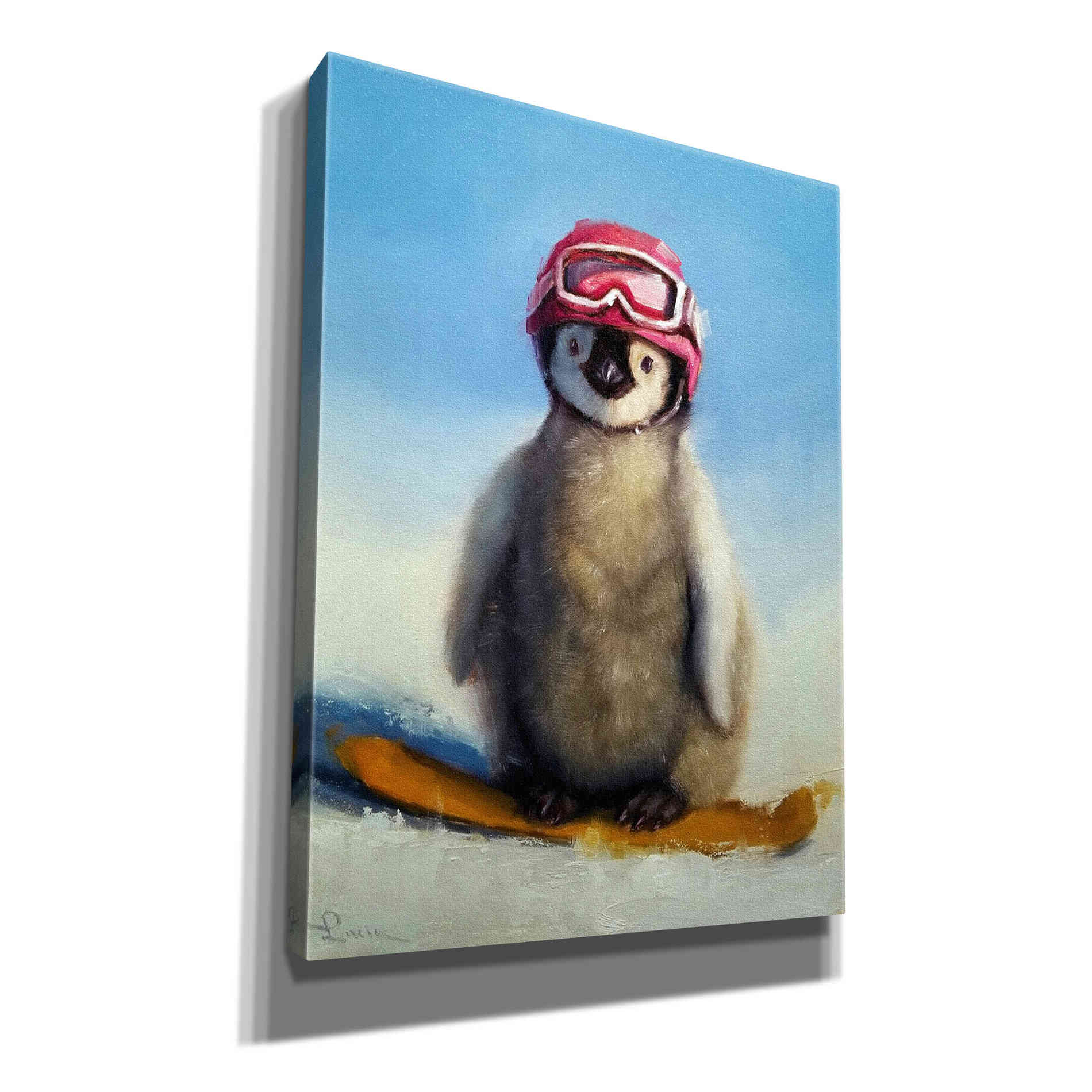 'Snowboard Chic' by Lucia Heffernan, Canvas Wall Art