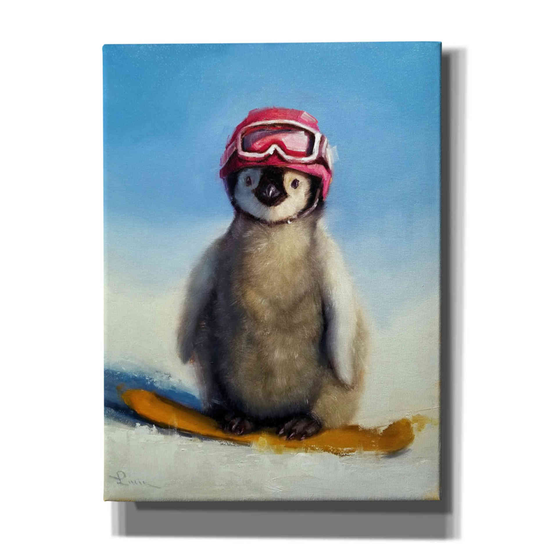 'Snowboard Chic' by Lucia Heffernan, Canvas Wall Art