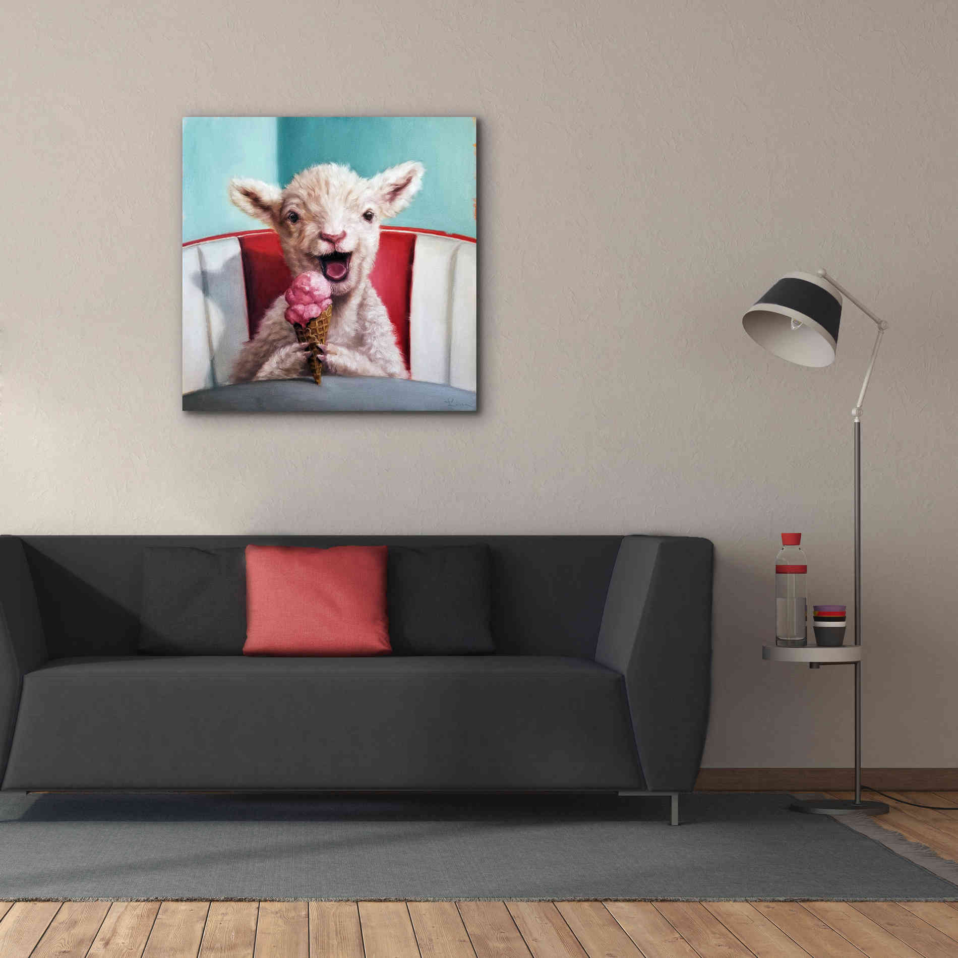 'Kiddie Cone' by Lucia Heffernan, Canvas Wall Art,37x37