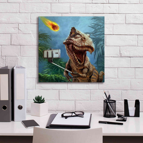 Image of 'Last Selfie' by Lucia Heffernan, Canvas Wall Art,18x18