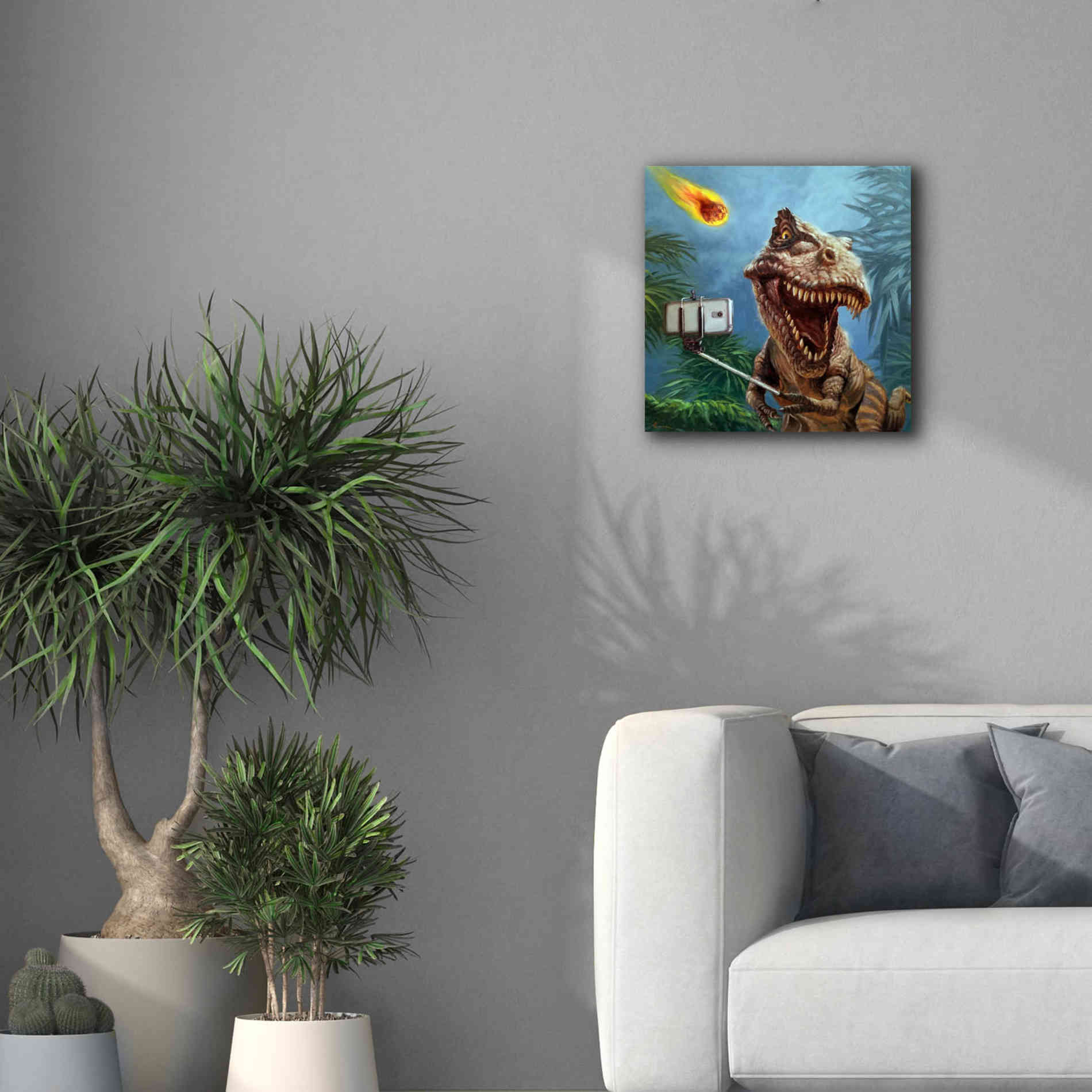 'Last Selfie' by Lucia Heffernan, Canvas Wall Art,18x18