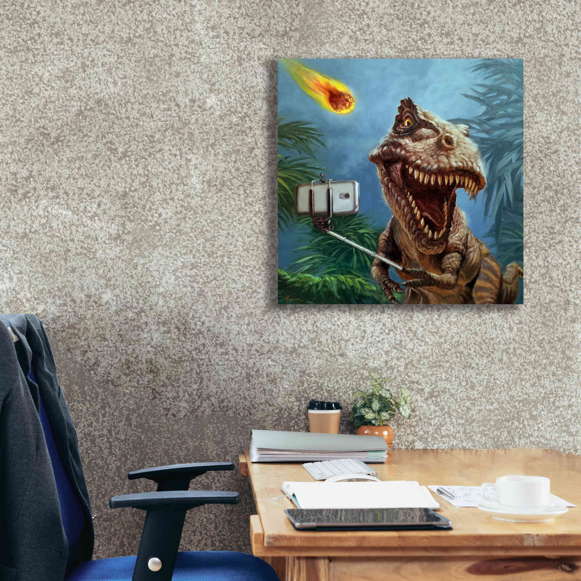 'Last Selfie' by Lucia Heffernan, Canvas Wall Art,26x26