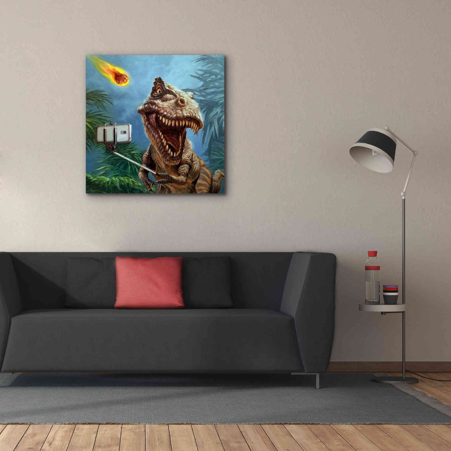 'Last Selfie' by Lucia Heffernan, Canvas Wall Art,37x37