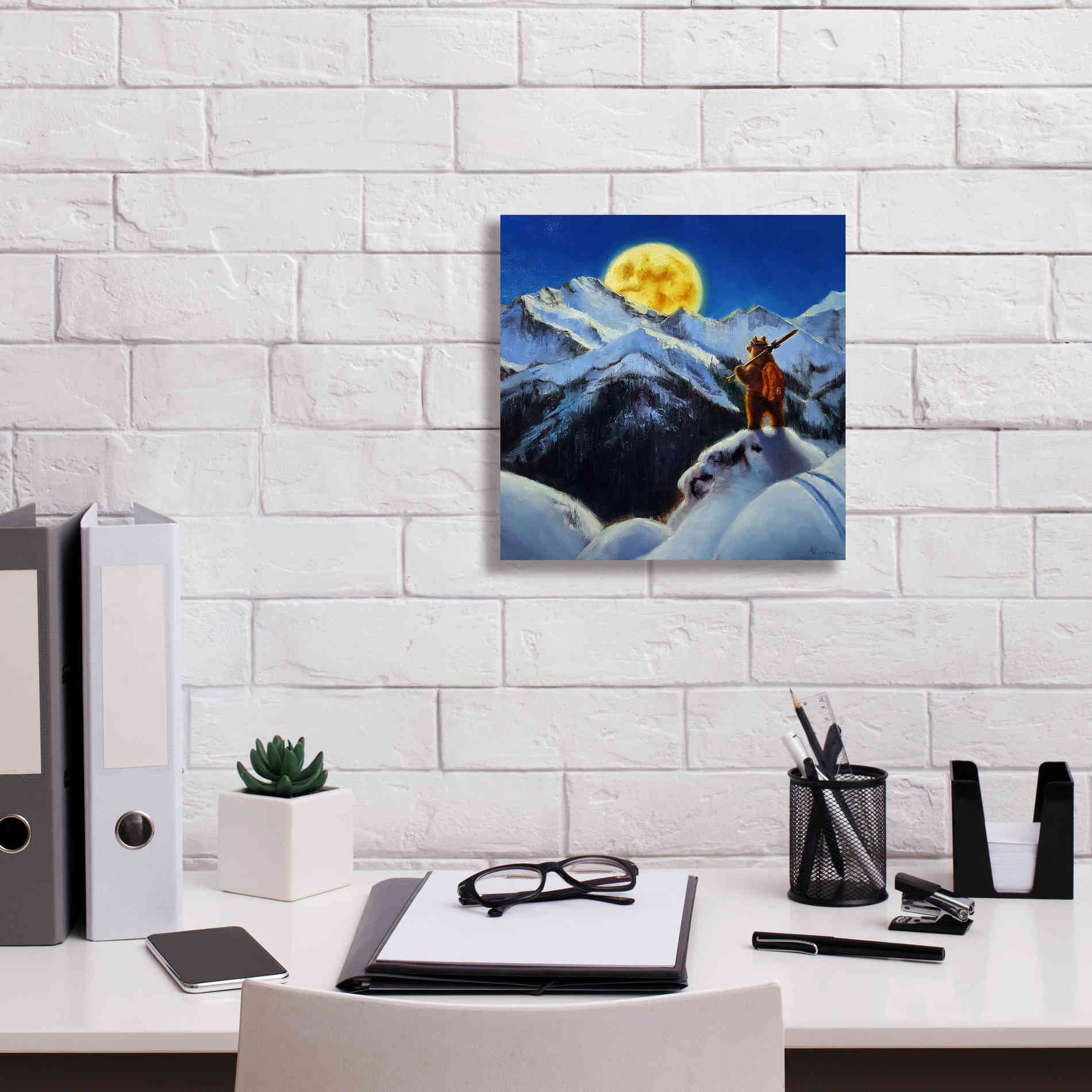 'Night Patrol 2' by Lucia Heffernan, Canvas Wall Art,12x12