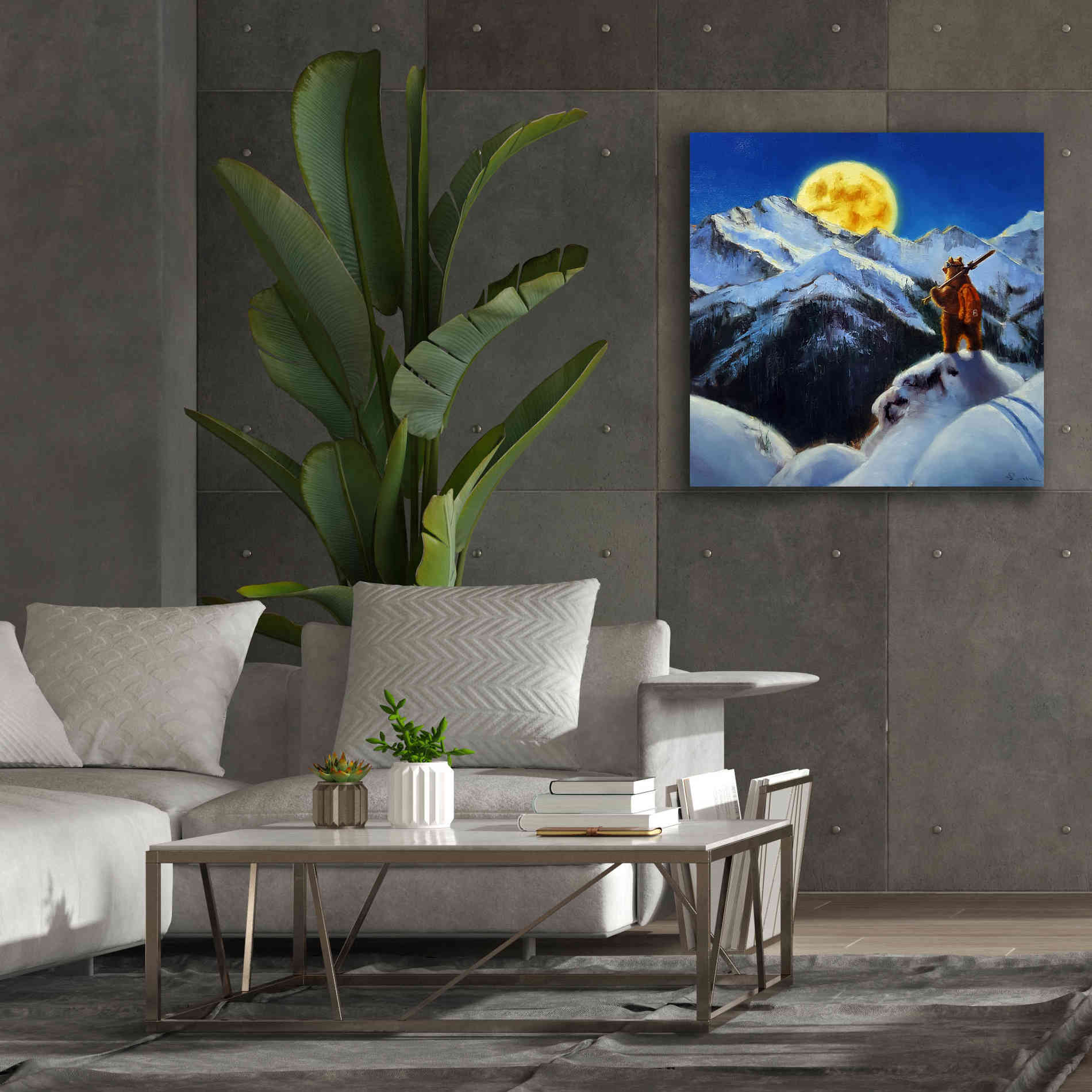 'Night Patrol 2' by Lucia Heffernan, Canvas Wall Art,37x37