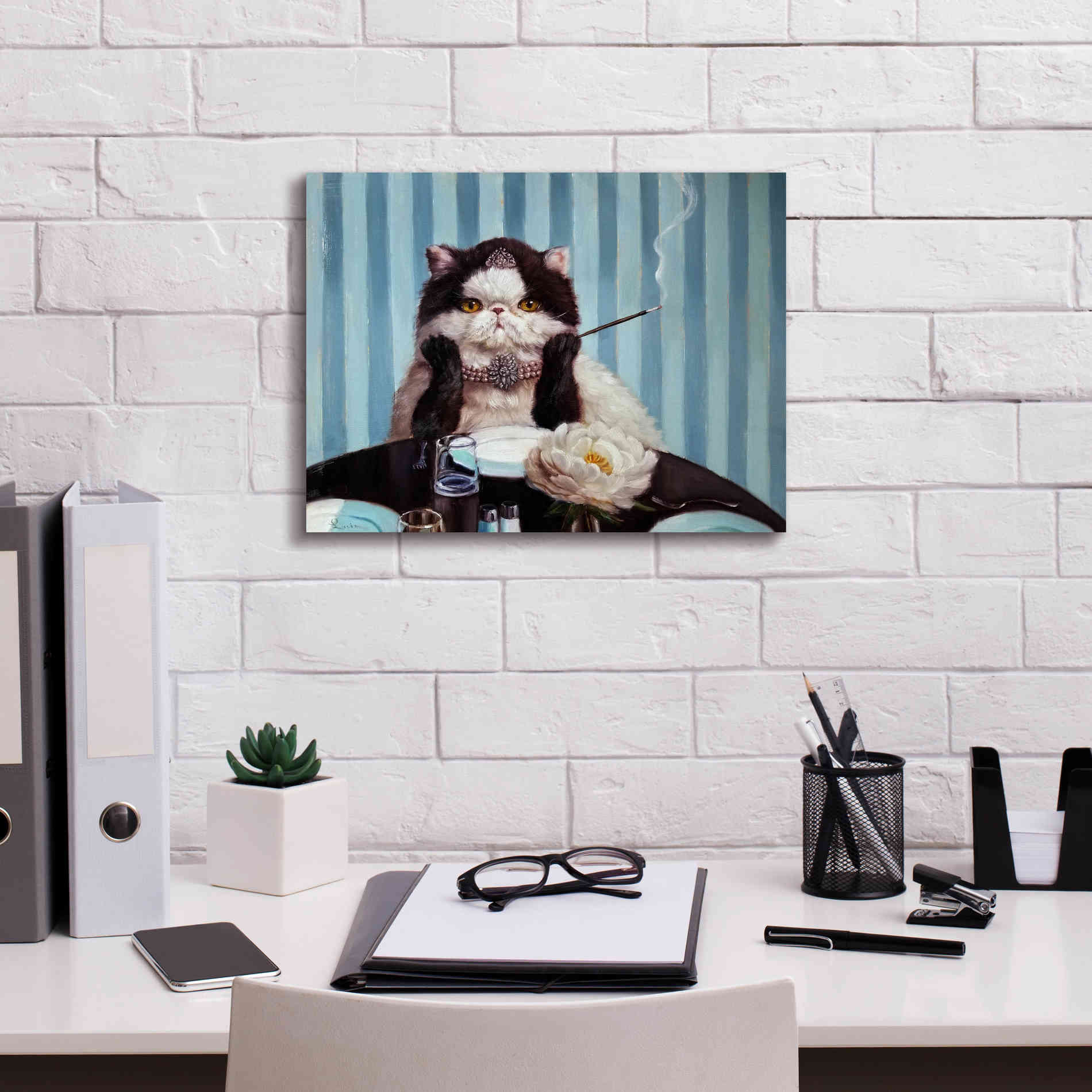 'Breakfast at Tiffanyâ€™s' by Lucia Heffernan, Canvas Wall Art,16x12