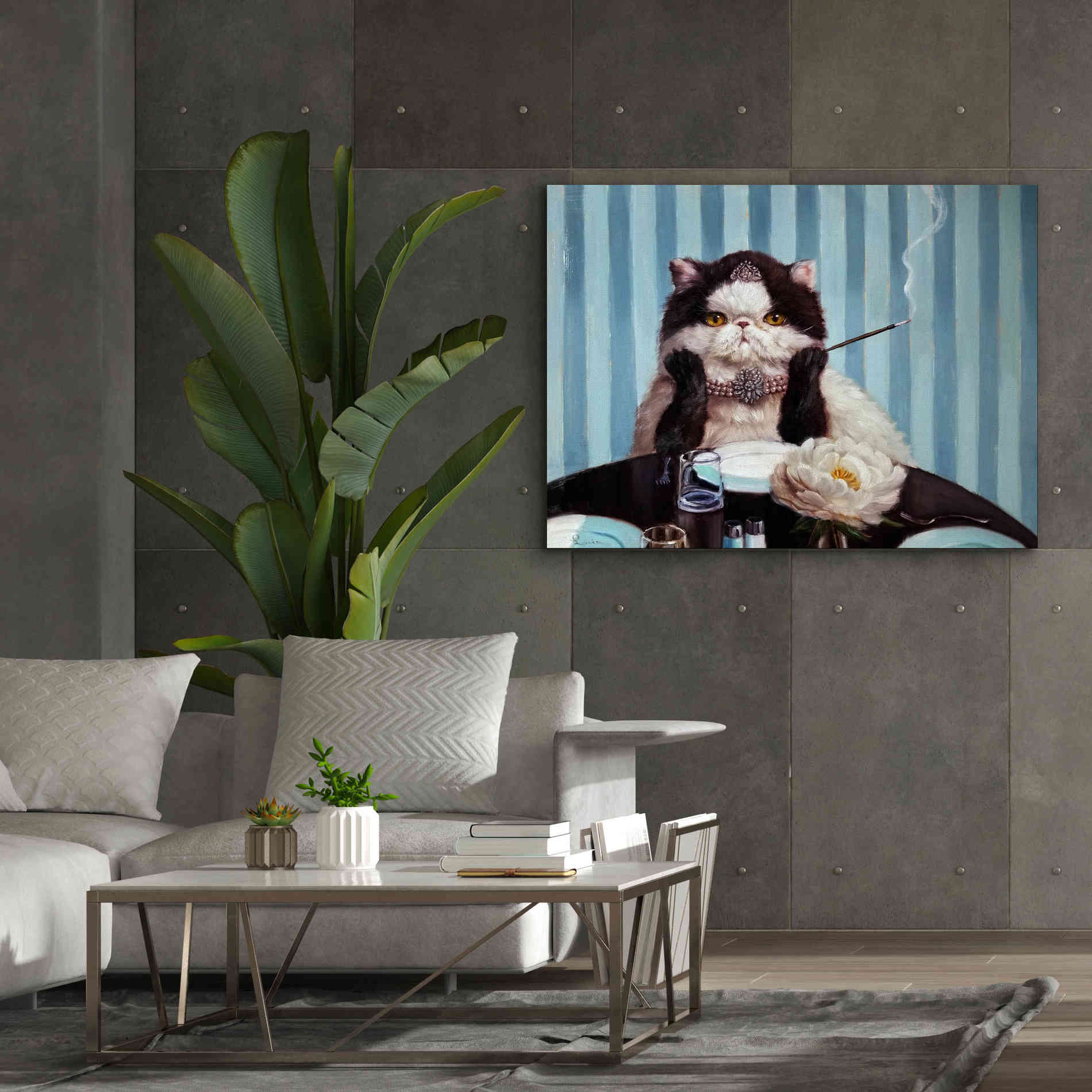 'Breakfast at Tiffanyâ€™s' by Lucia Heffernan, Canvas Wall Art,54x40