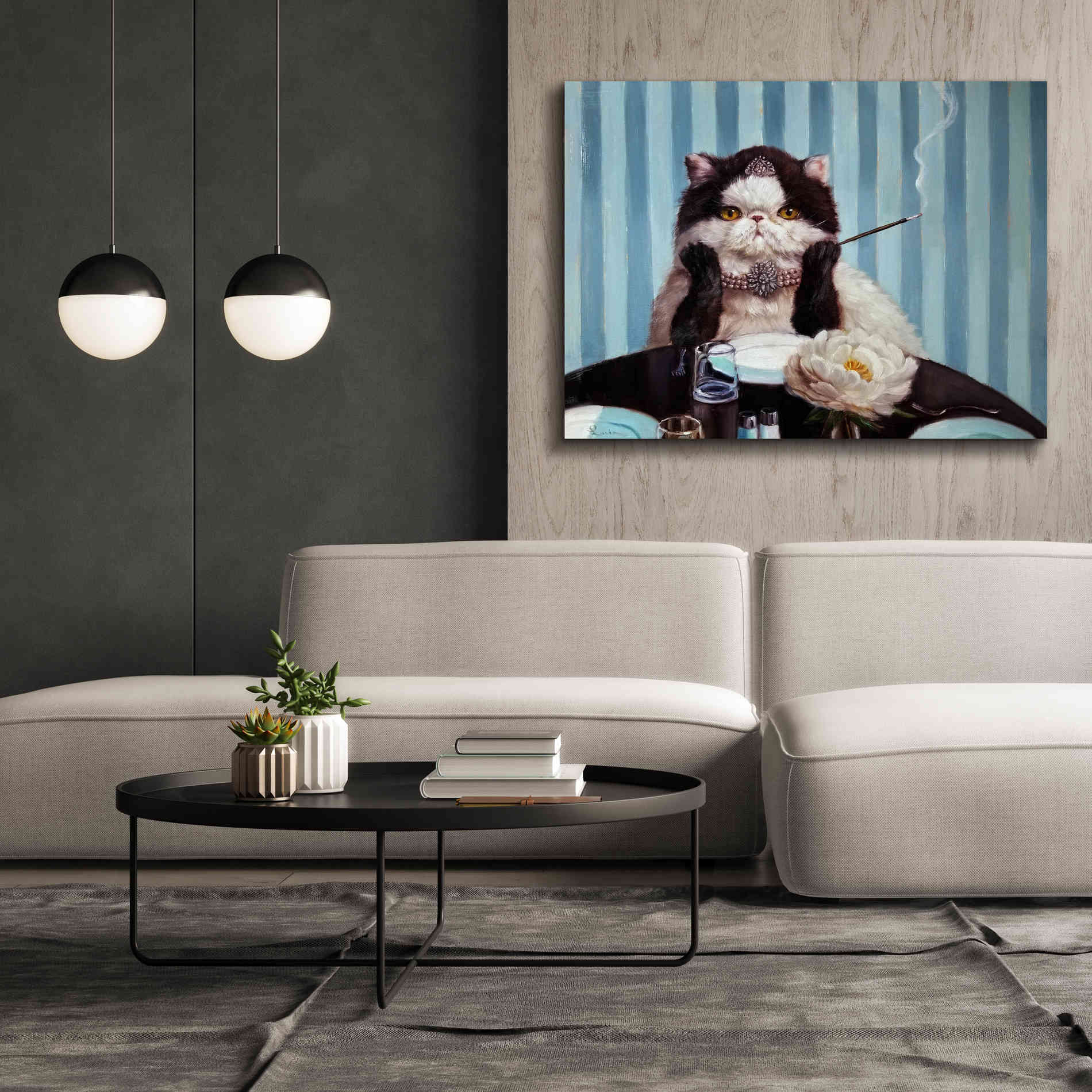 'Breakfast at Tiffanyâ€™s' by Lucia Heffernan, Canvas Wall Art,54x40