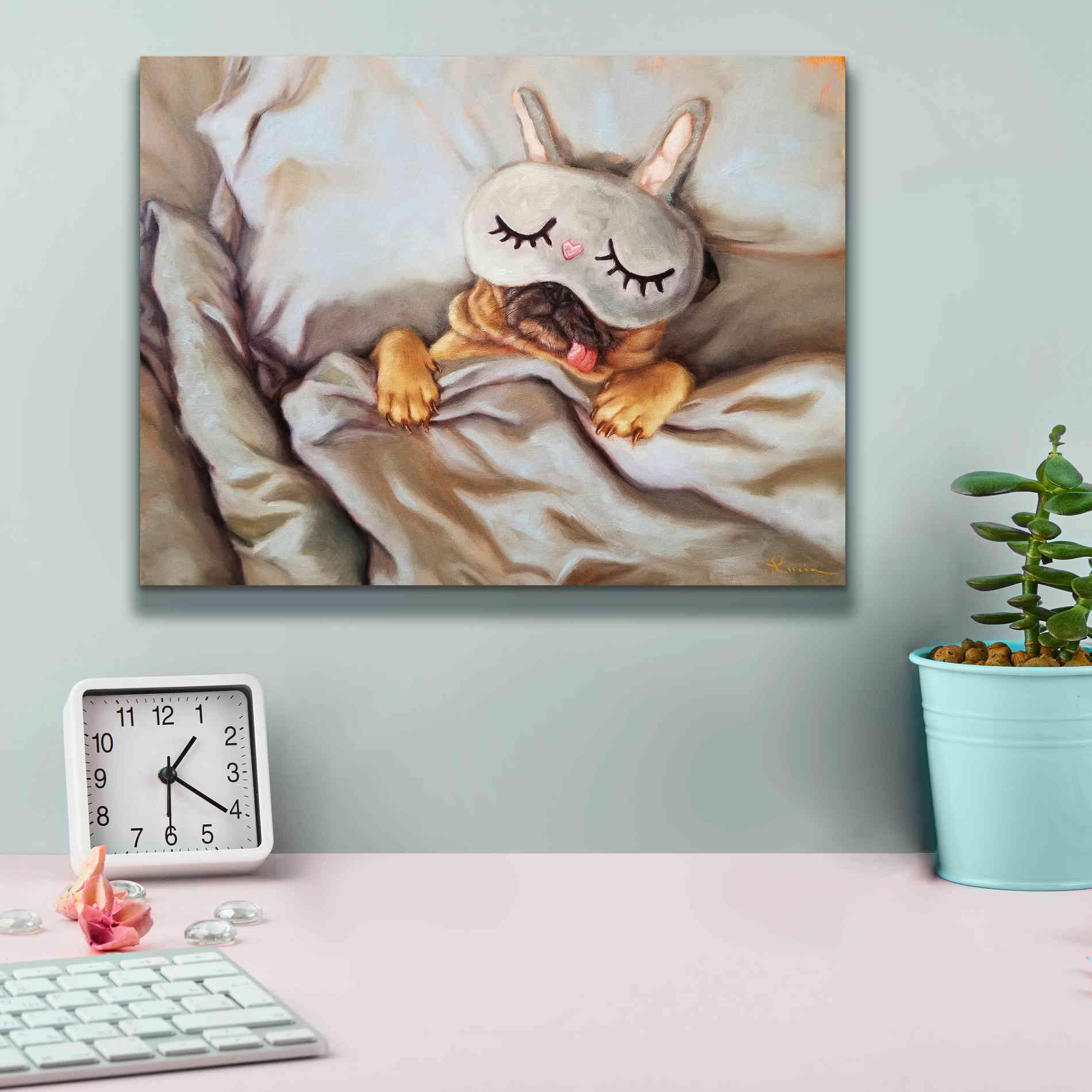 'Sleeping Beauty' by Lucia Heffernan, Canvas Wall Art,16x12