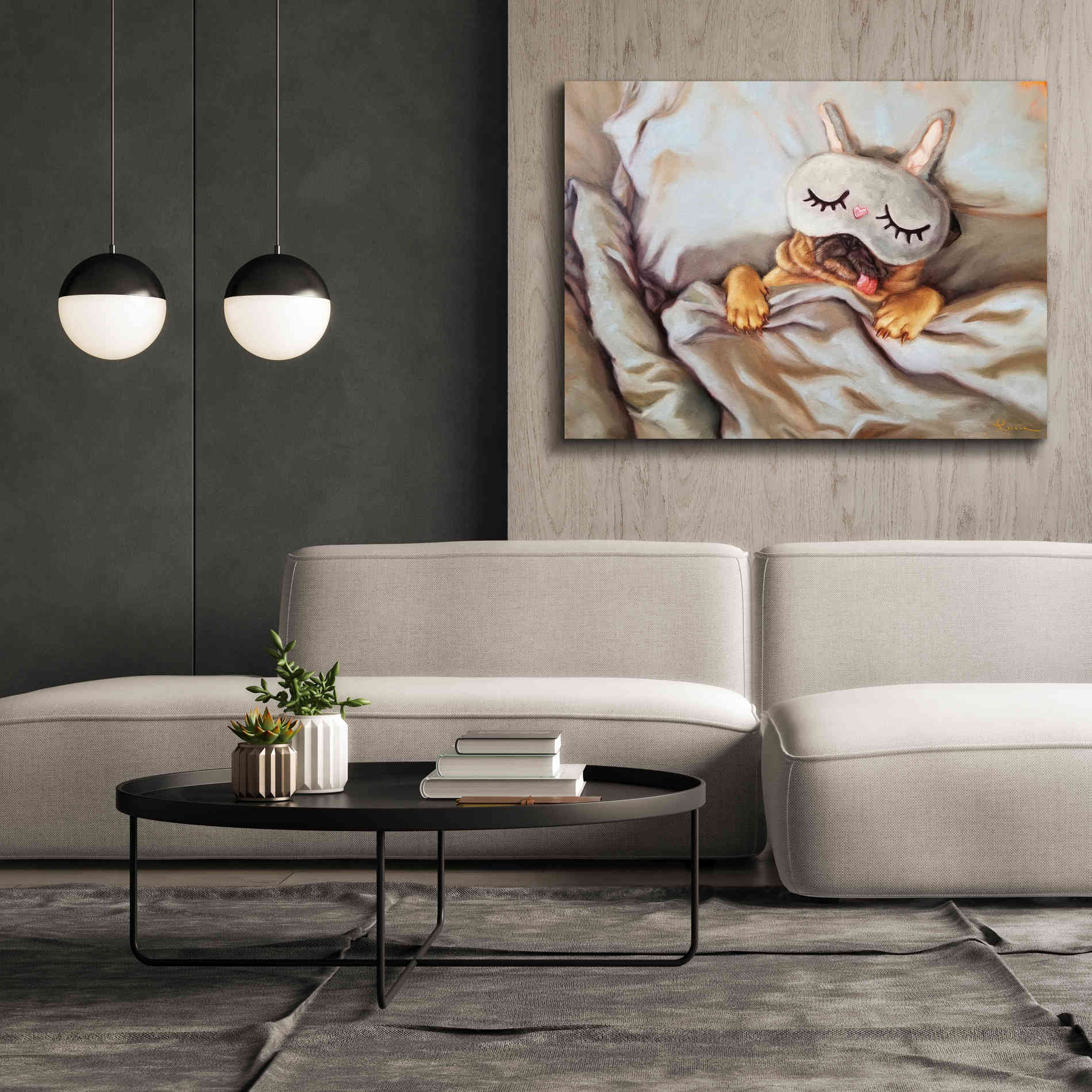 'Sleeping Beauty' by Lucia Heffernan, Canvas Wall Art,54x40