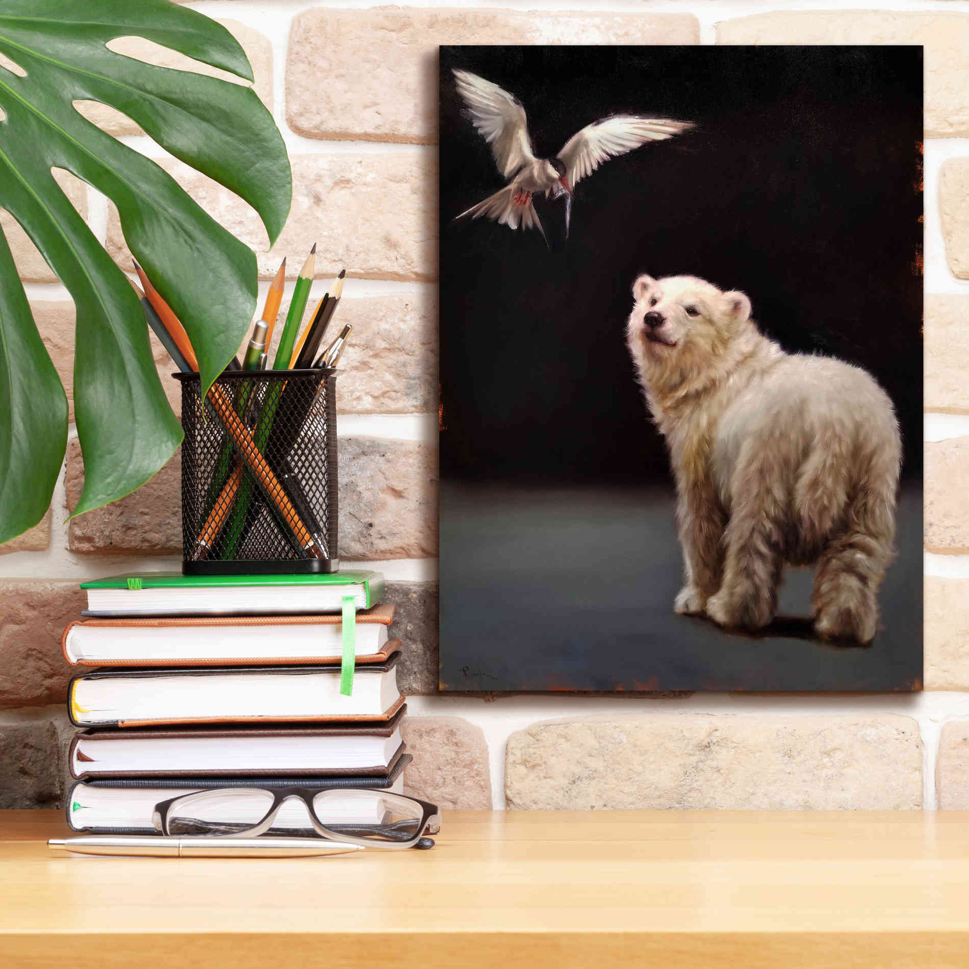 'Making Friends' by Lucia Heffernan, Canvas Wall Art,12x16