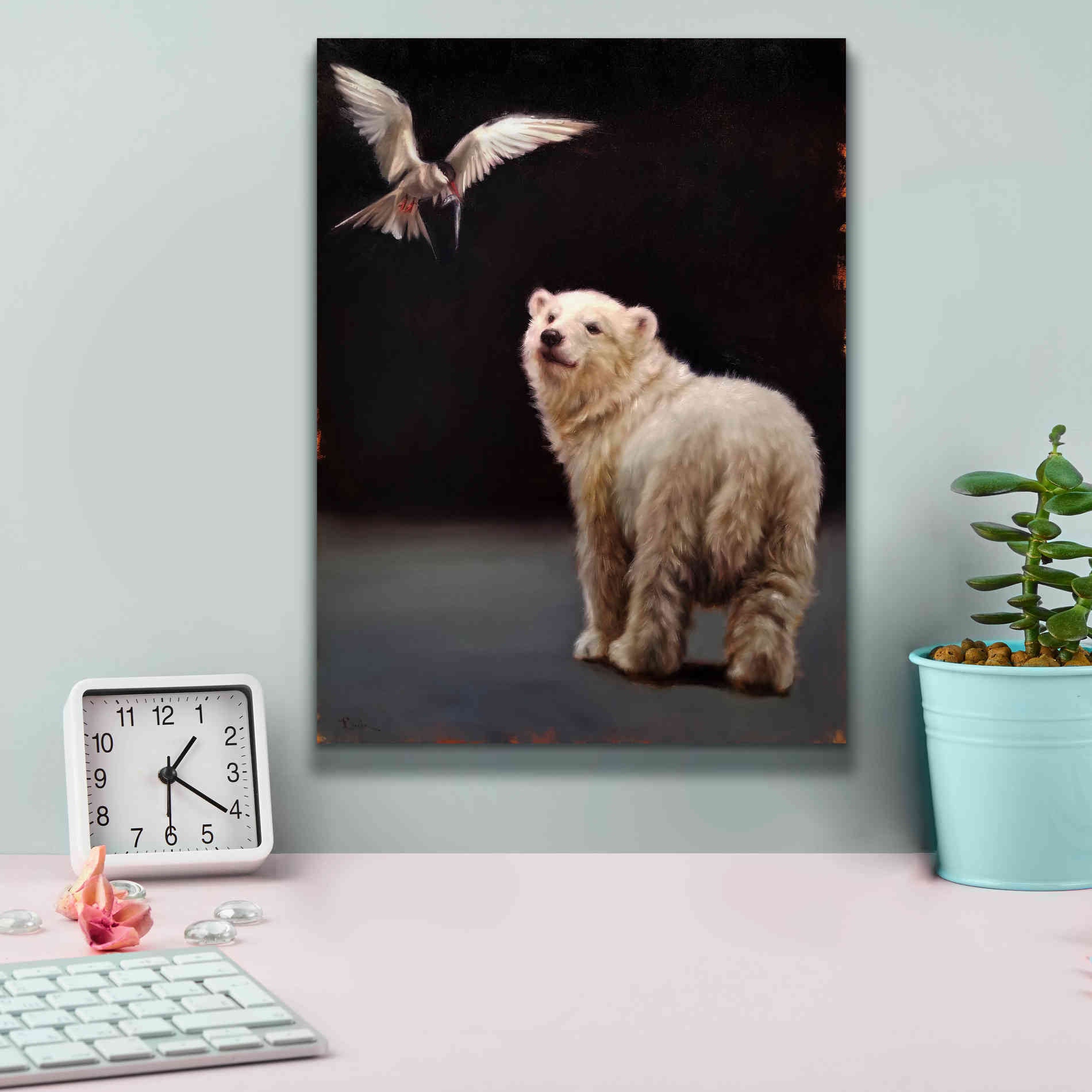 'Making Friends' by Lucia Heffernan, Canvas Wall Art,12x16