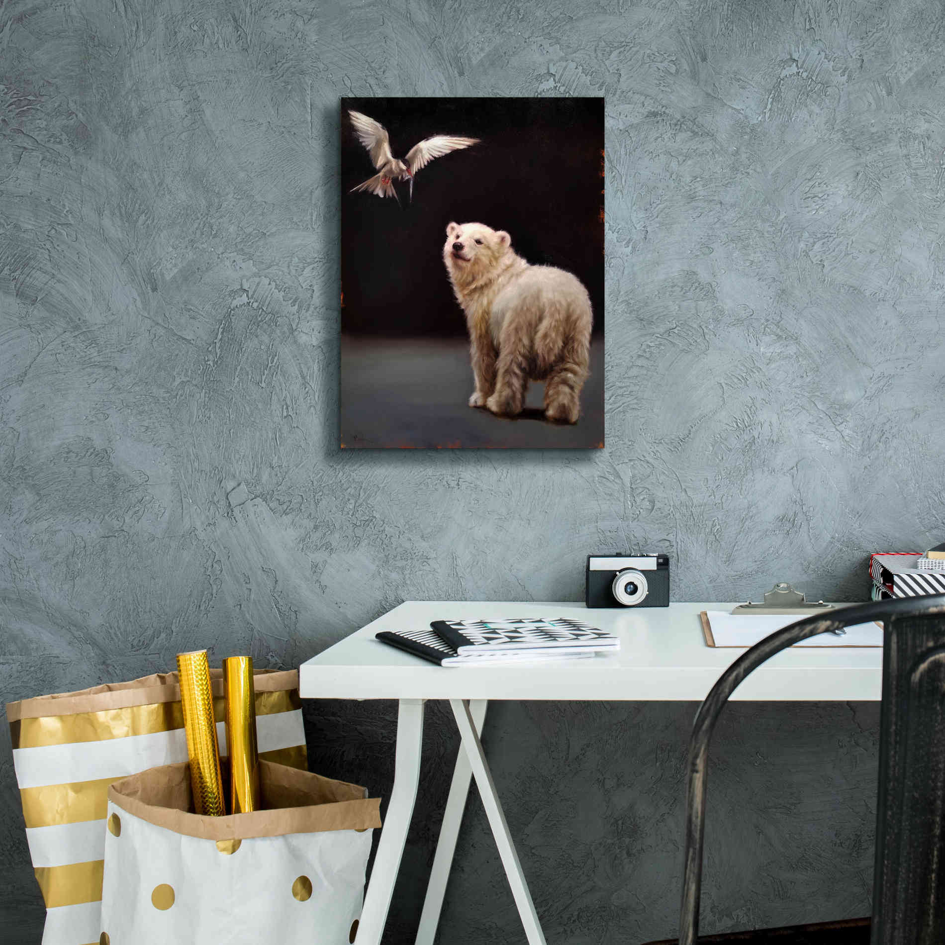 'Making Friends' by Lucia Heffernan, Canvas Wall Art,12x16