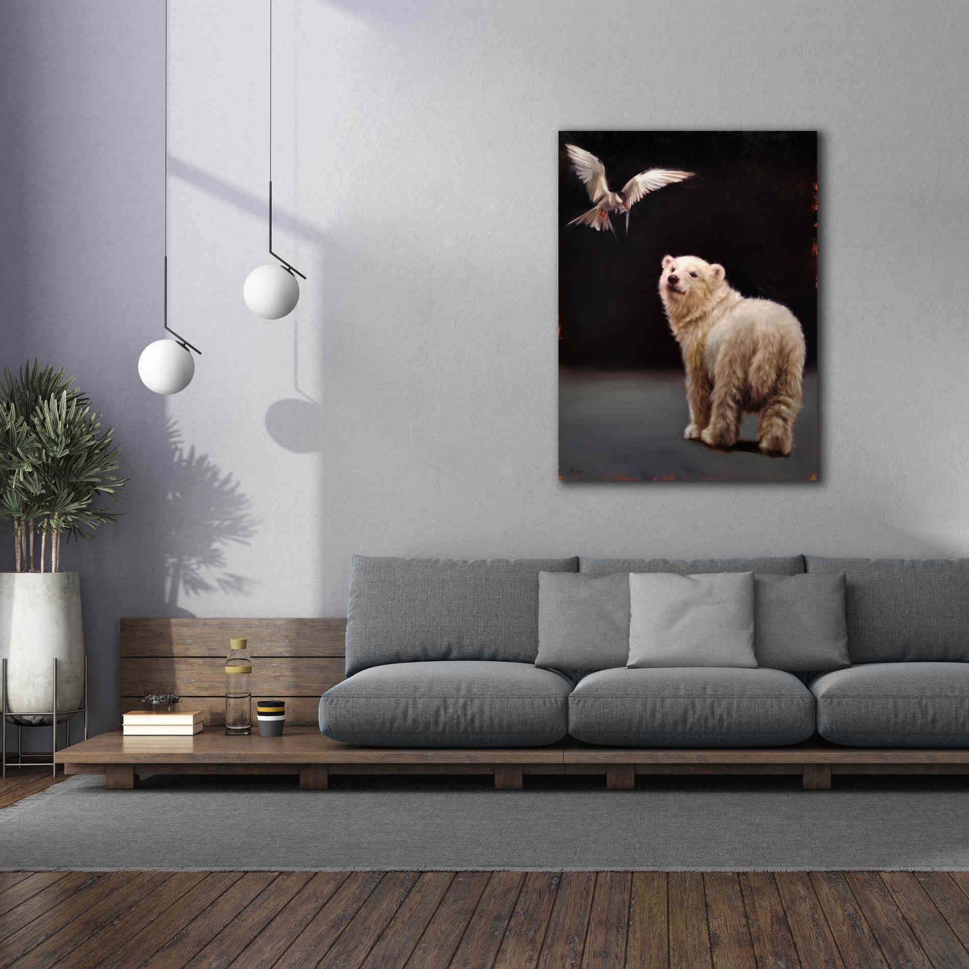 'Making Friends' by Lucia Heffernan, Canvas Wall Art,40x54