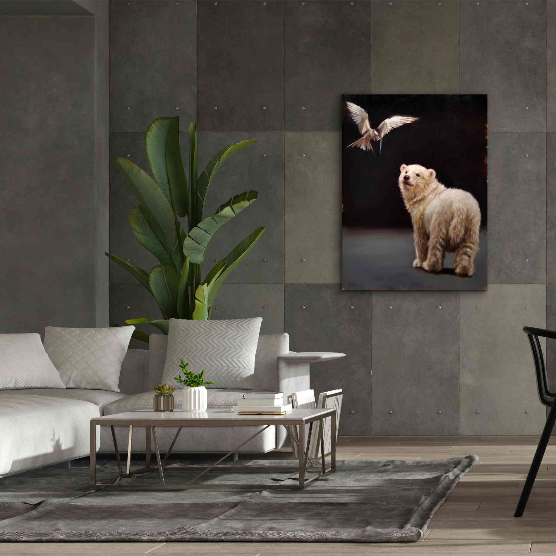 'Making Friends' by Lucia Heffernan, Canvas Wall Art,40x54