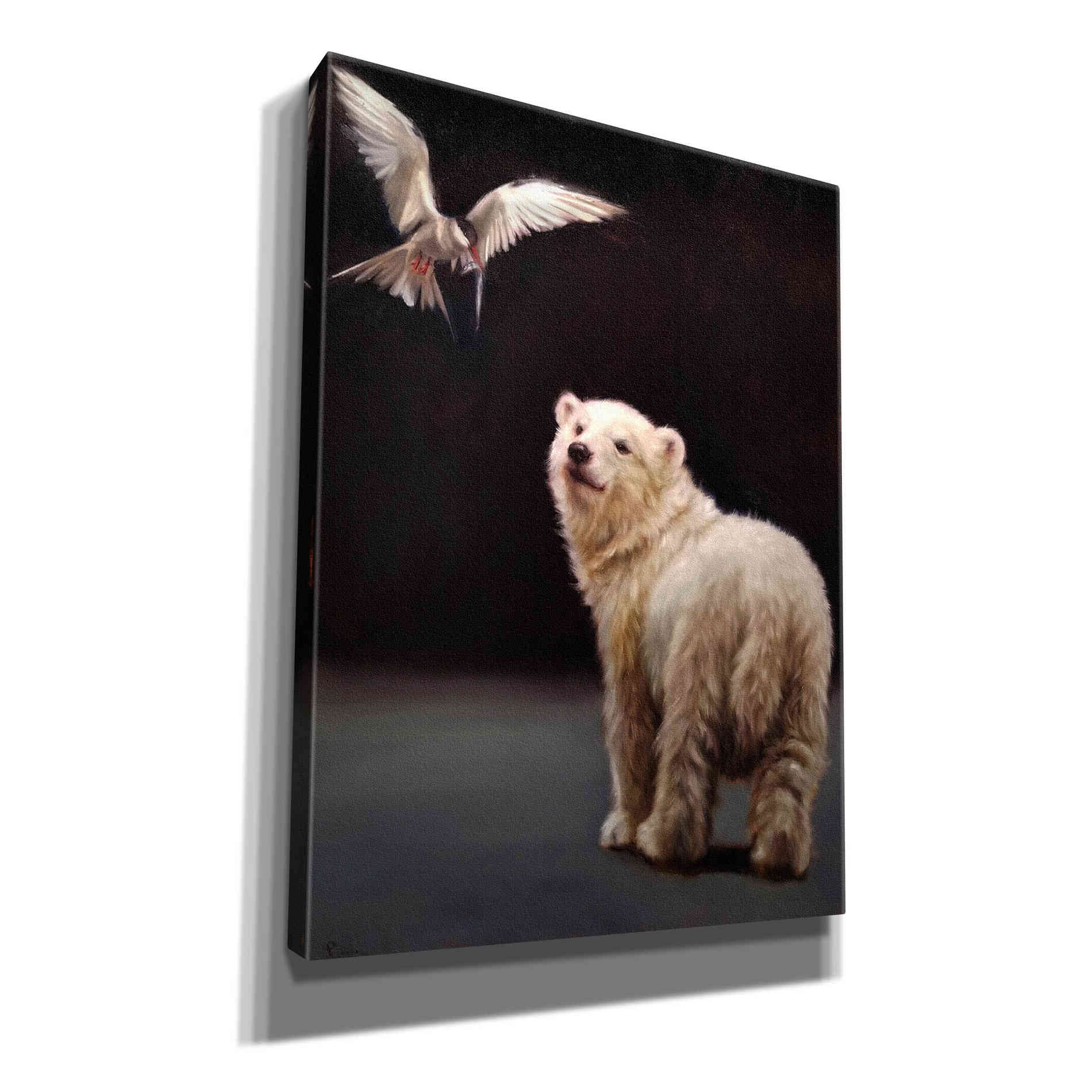 'Making Friends' by Lucia Heffernan, Canvas Wall Art