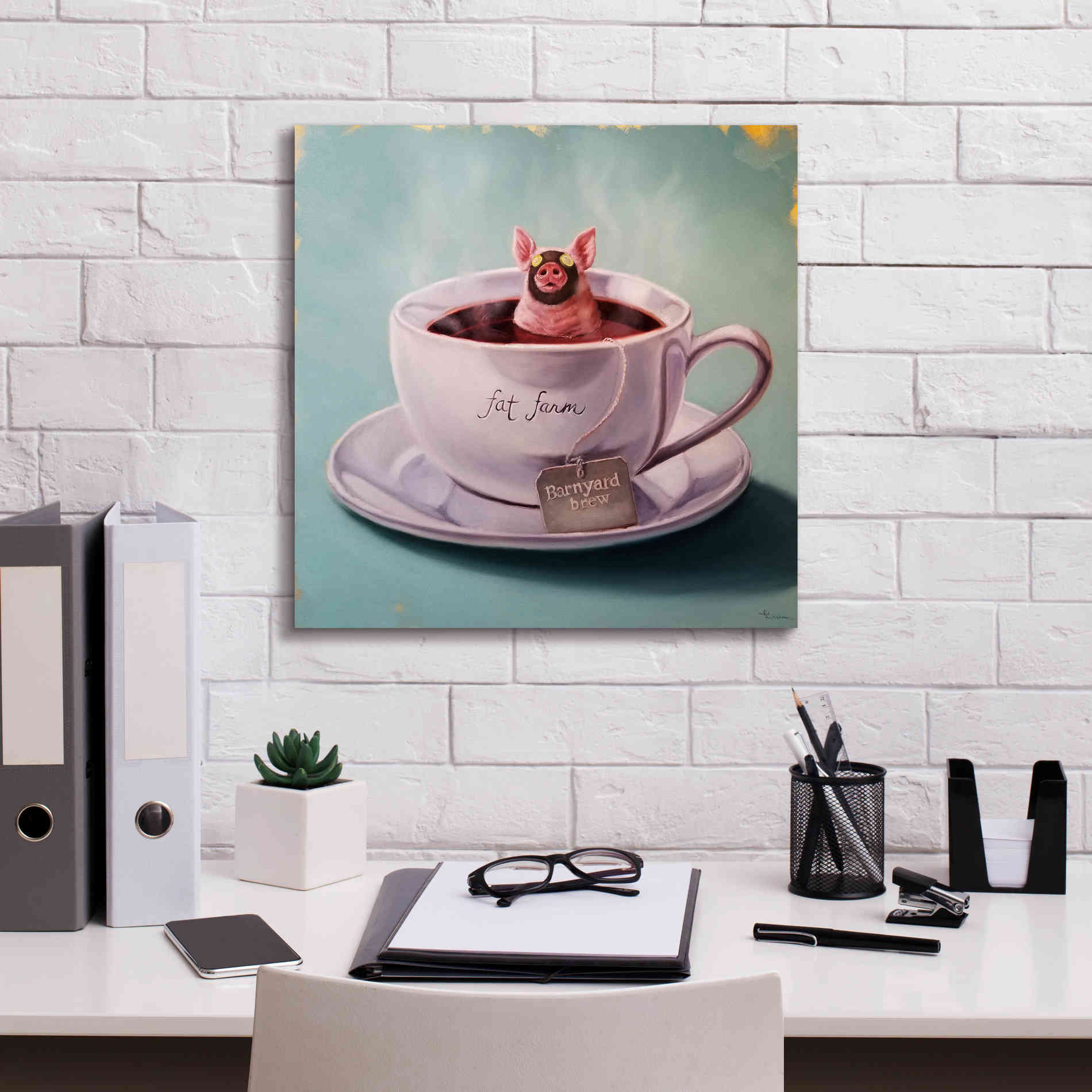 'Herbal Detox' by Lucia Heffernan, Canvas Wall Art,18x18