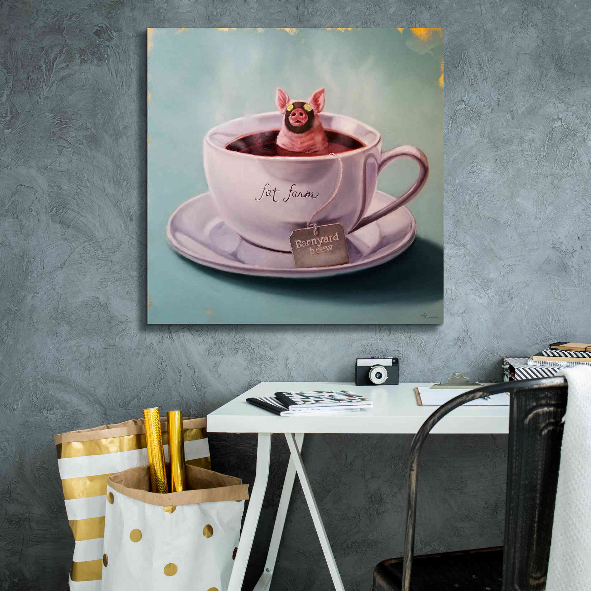 'Herbal Detox' by Lucia Heffernan, Canvas Wall Art,26x26