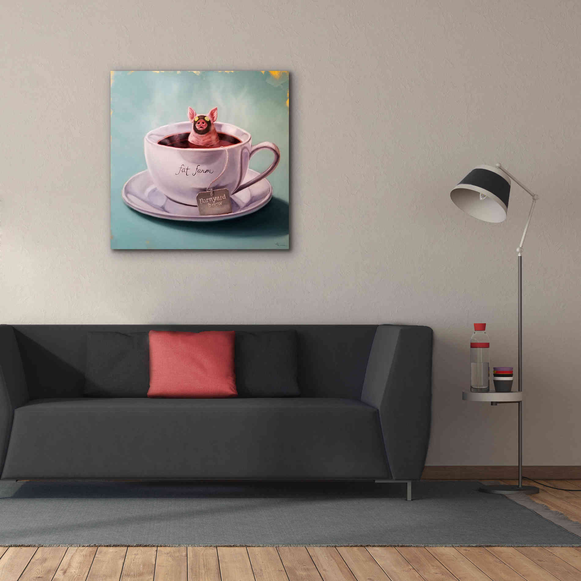 'Herbal Detox' by Lucia Heffernan, Canvas Wall Art,37x37