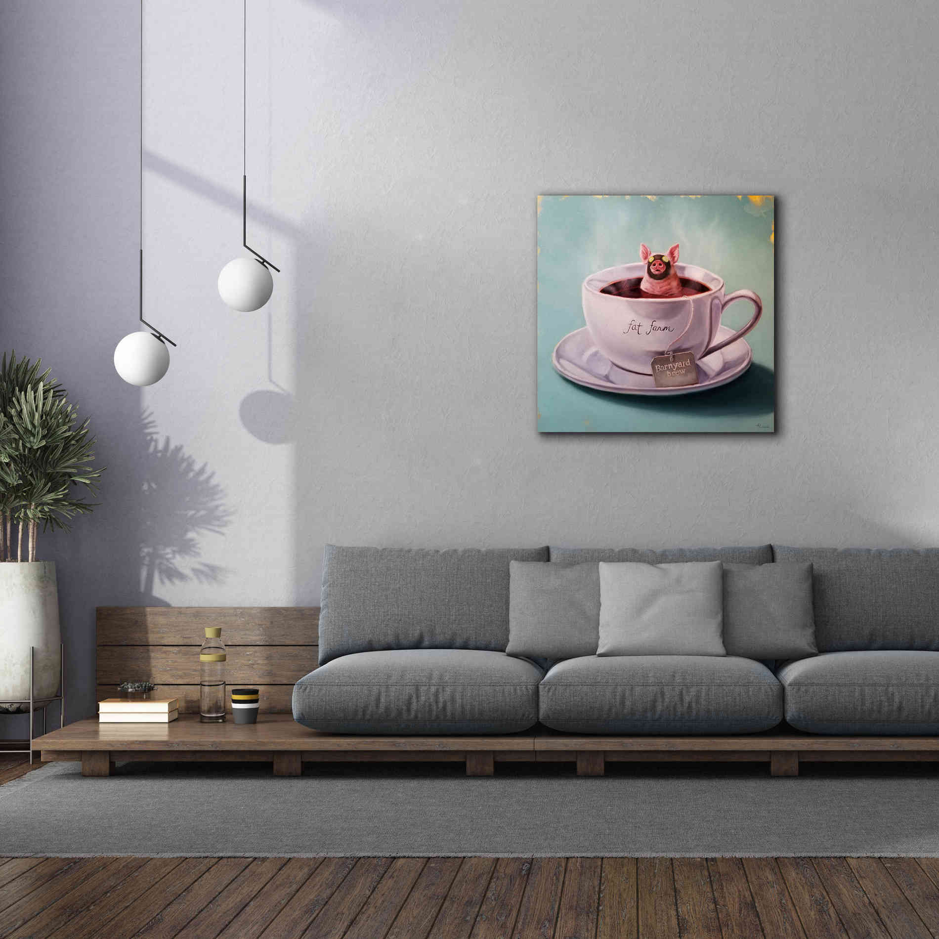 'Herbal Detox' by Lucia Heffernan, Canvas Wall Art,37x37