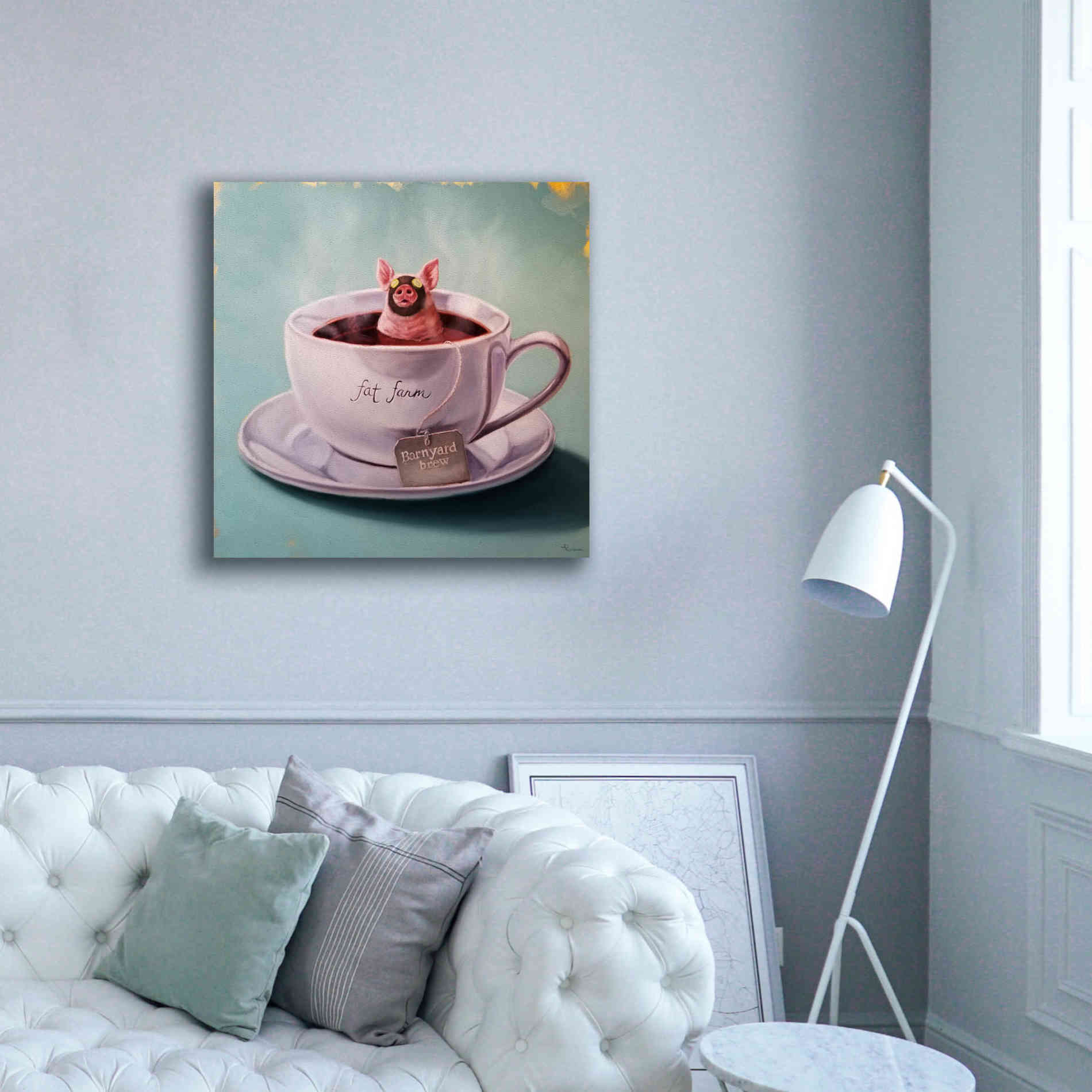 'Herbal Detox' by Lucia Heffernan, Canvas Wall Art,37x37