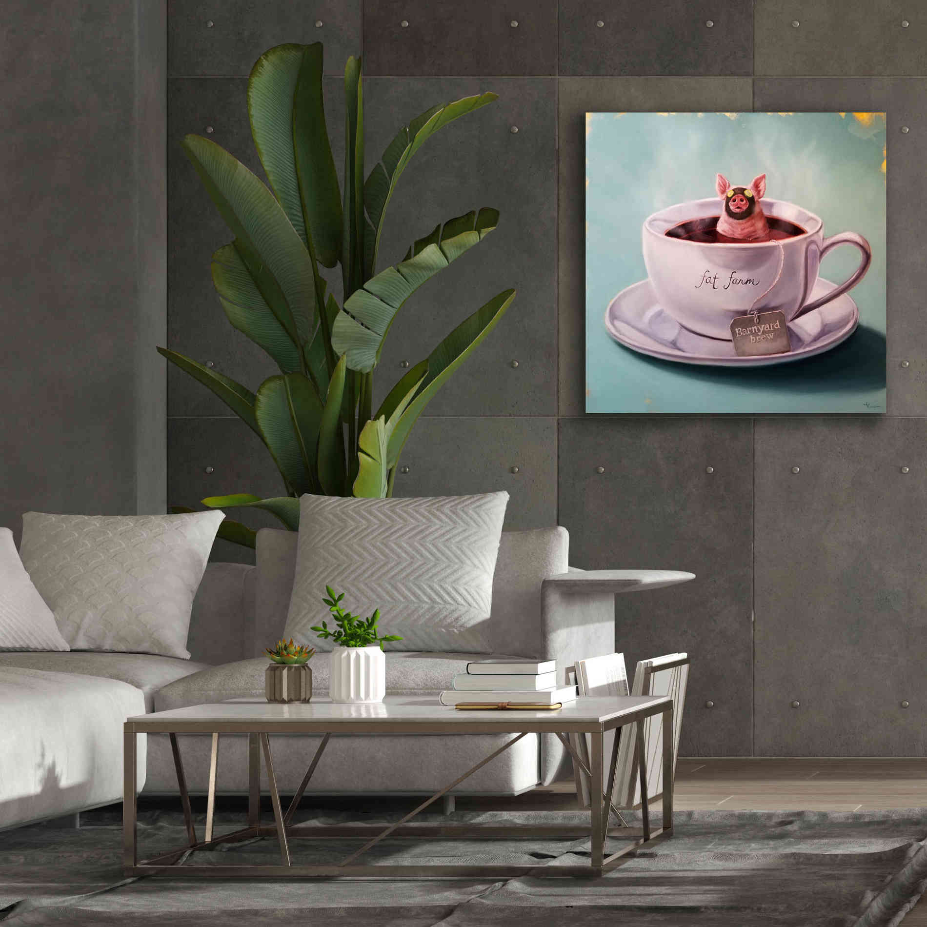 'Herbal Detox' by Lucia Heffernan, Canvas Wall Art,37x37