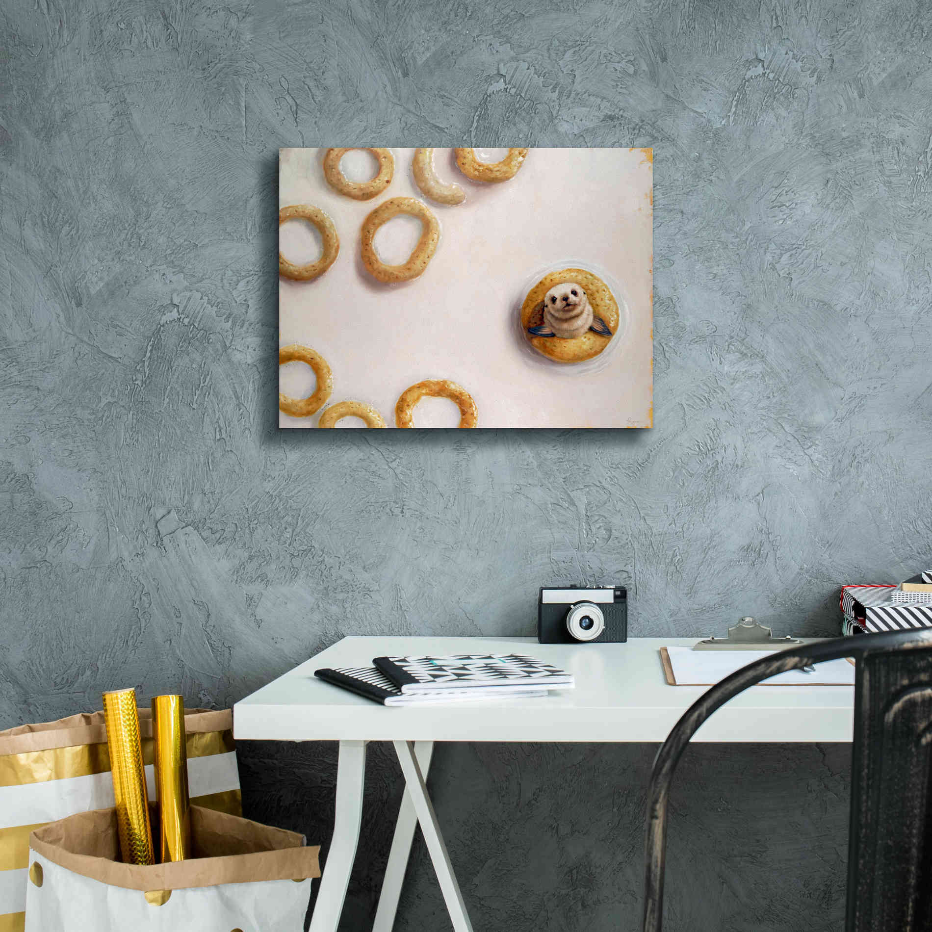 'Sealrio' by Lucia Heffernan, Canvas Wall Art,16x12