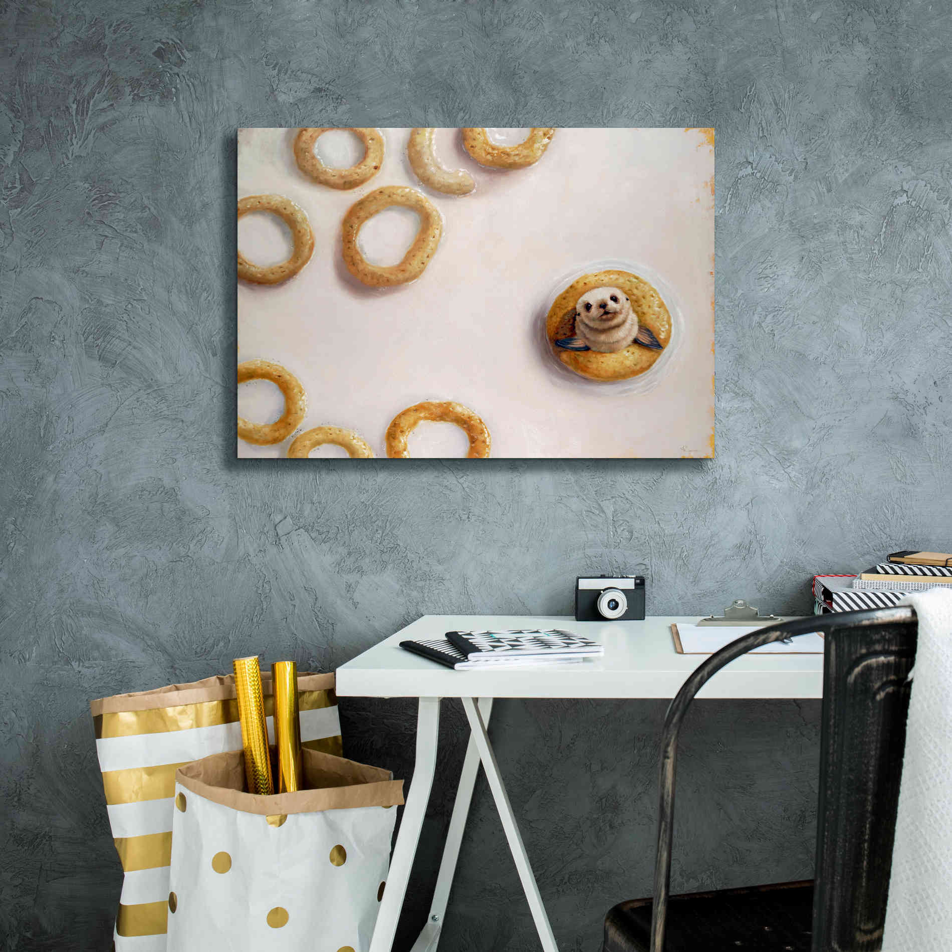 'Sealrio' by Lucia Heffernan, Canvas Wall Art,26x18